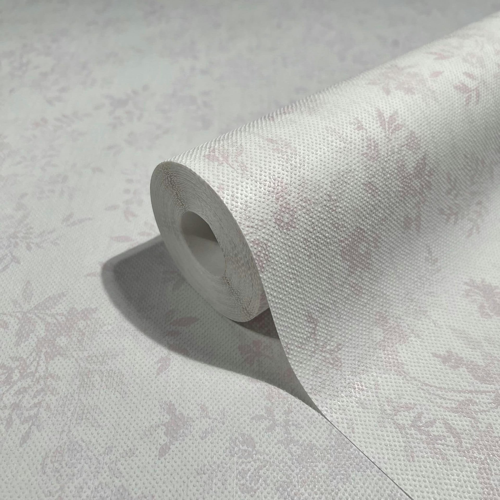 Grafisch behang, vliesbehang Novamur Jackie wit, roze
