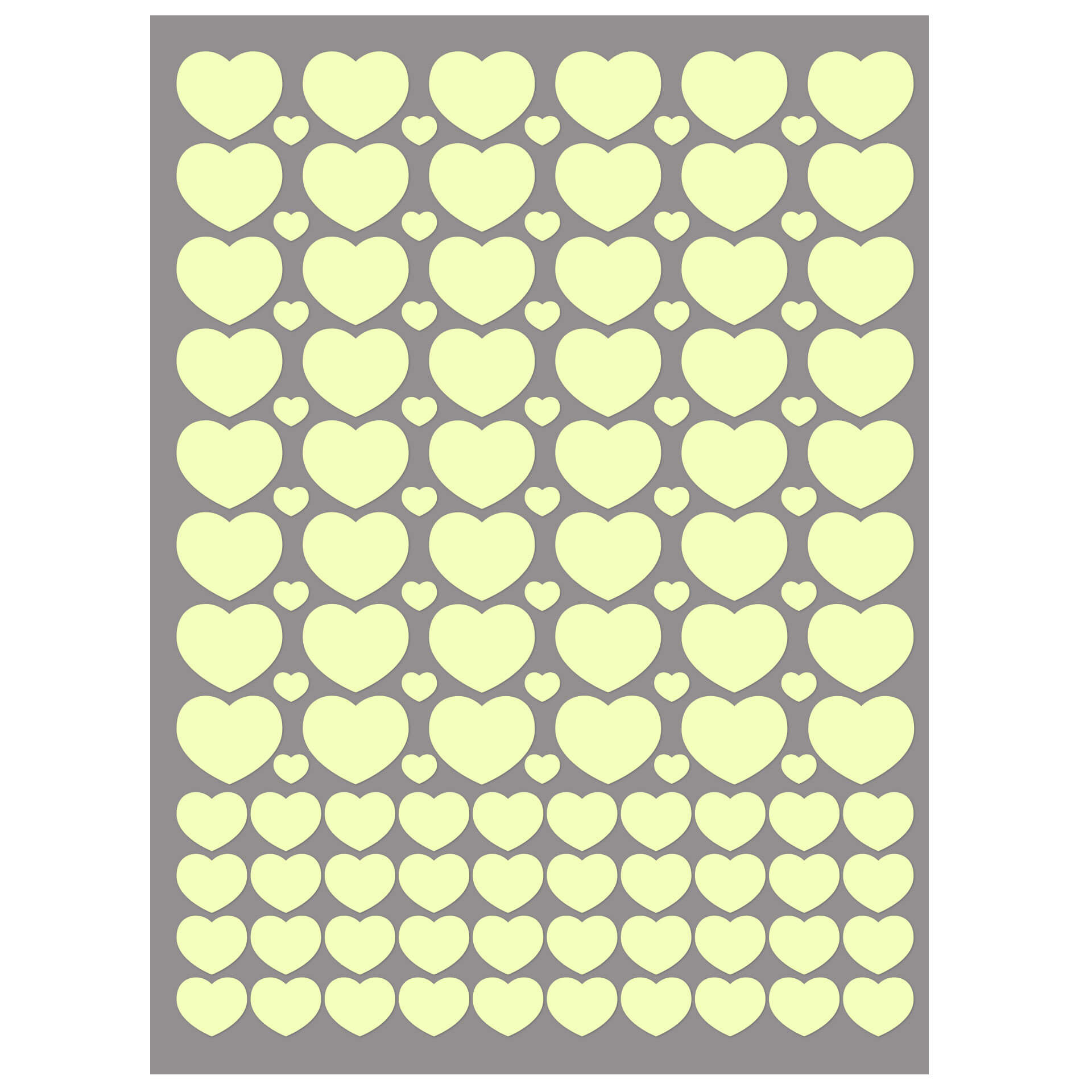 Leuchtsticker Herz