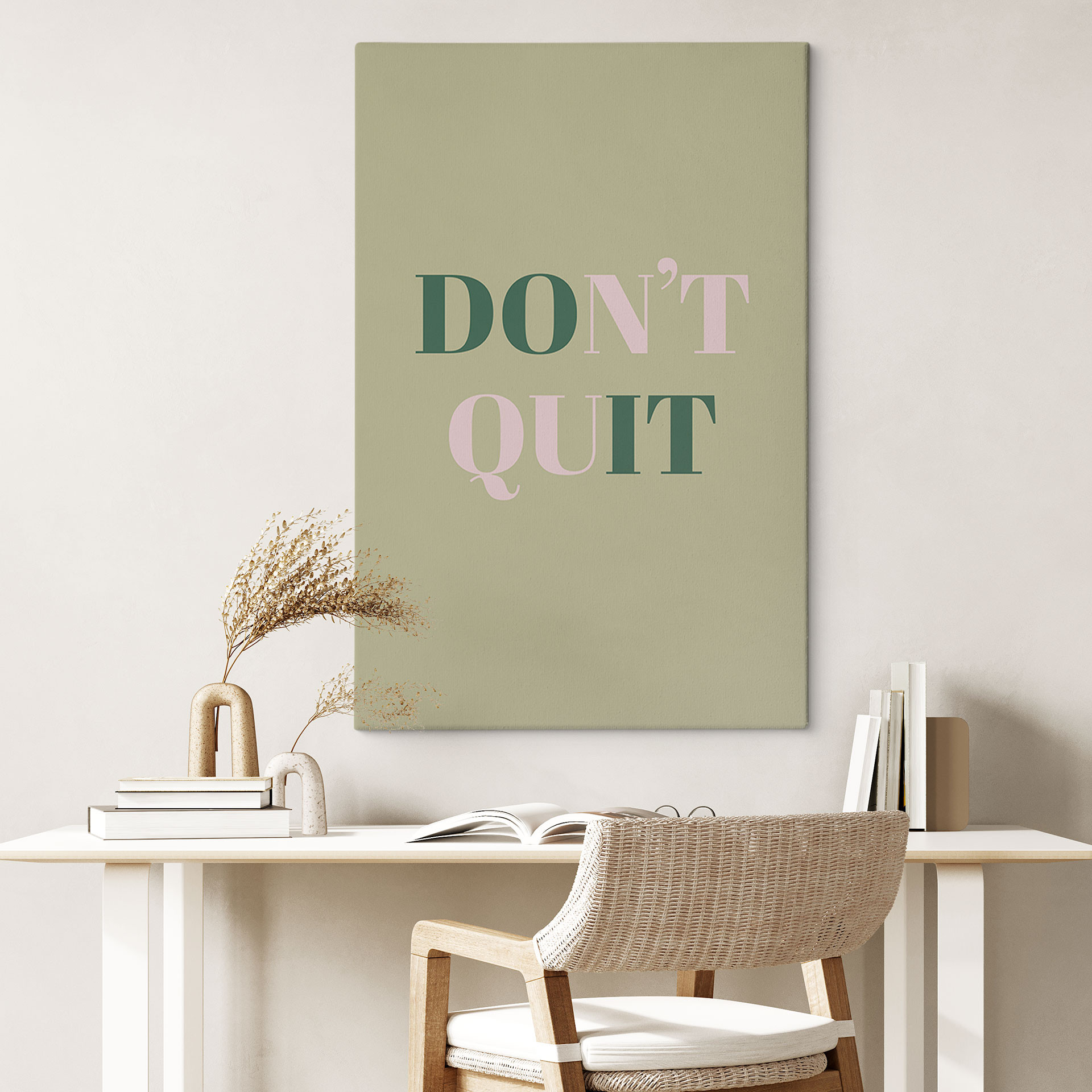 Obraz na płótnie Don't Quit Do it