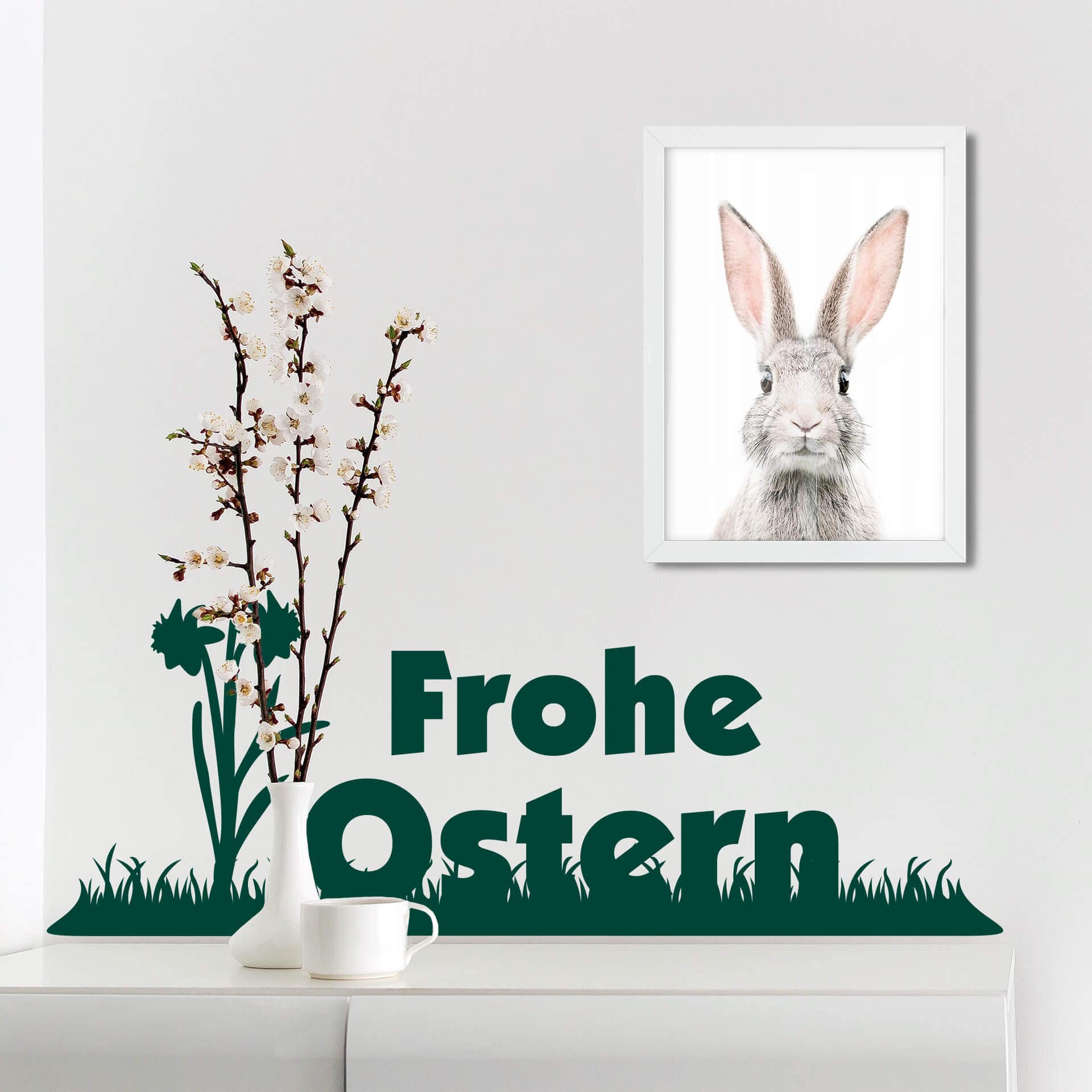 Wandtattoo Frohe Ostern 2