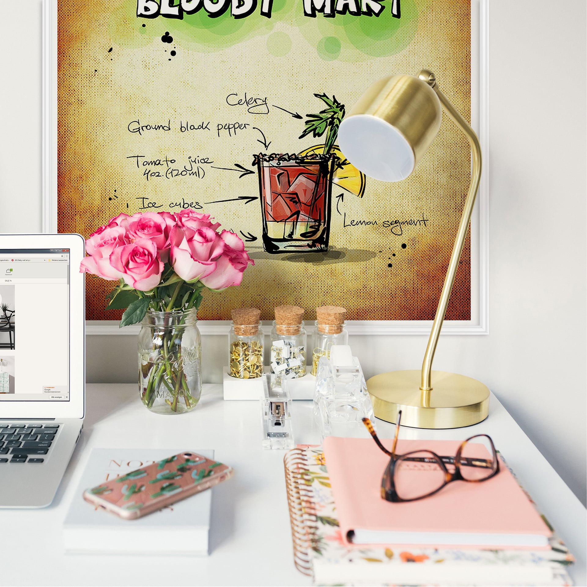 Wallprint Bloody Mary - Rezept