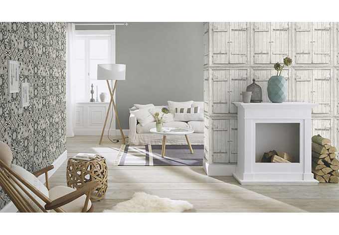 Rasch Vliestapete Crispy Paper creme, beige
