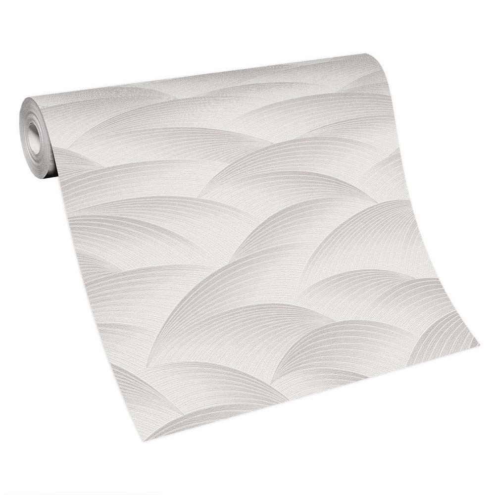 Wave behang, patroon behang Fashion for Walls 4 by Guido Maria Kretschmer beige