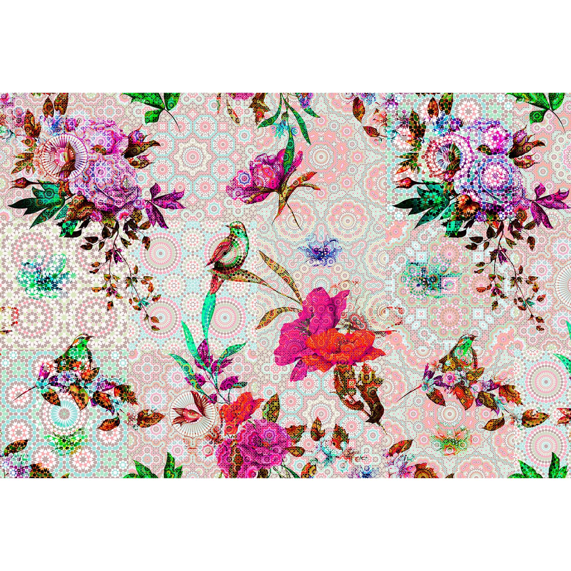 Livingwalls Fotobehang Walls by Patel mosaic garden 2