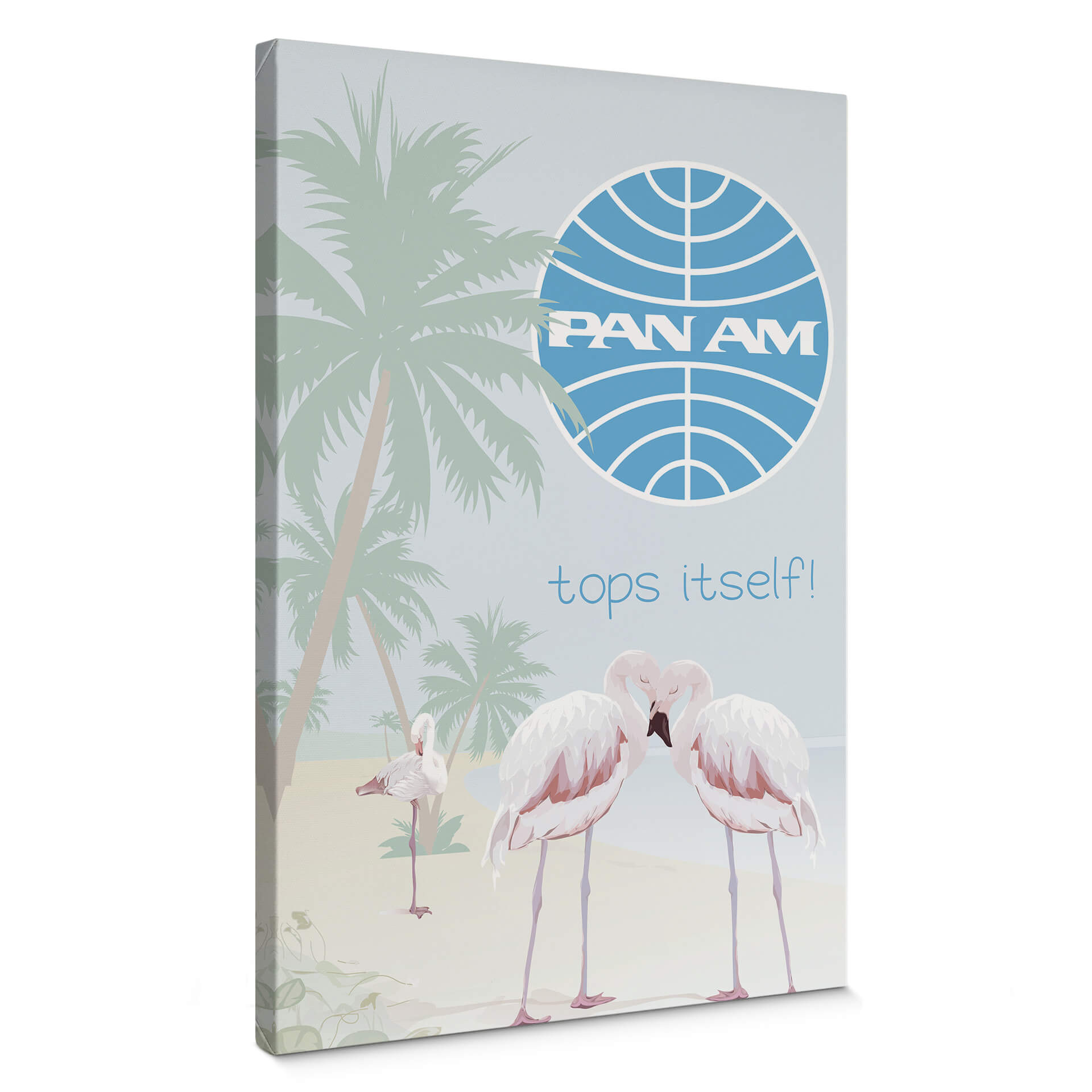Canvas PAN AM - Flamingo Bay