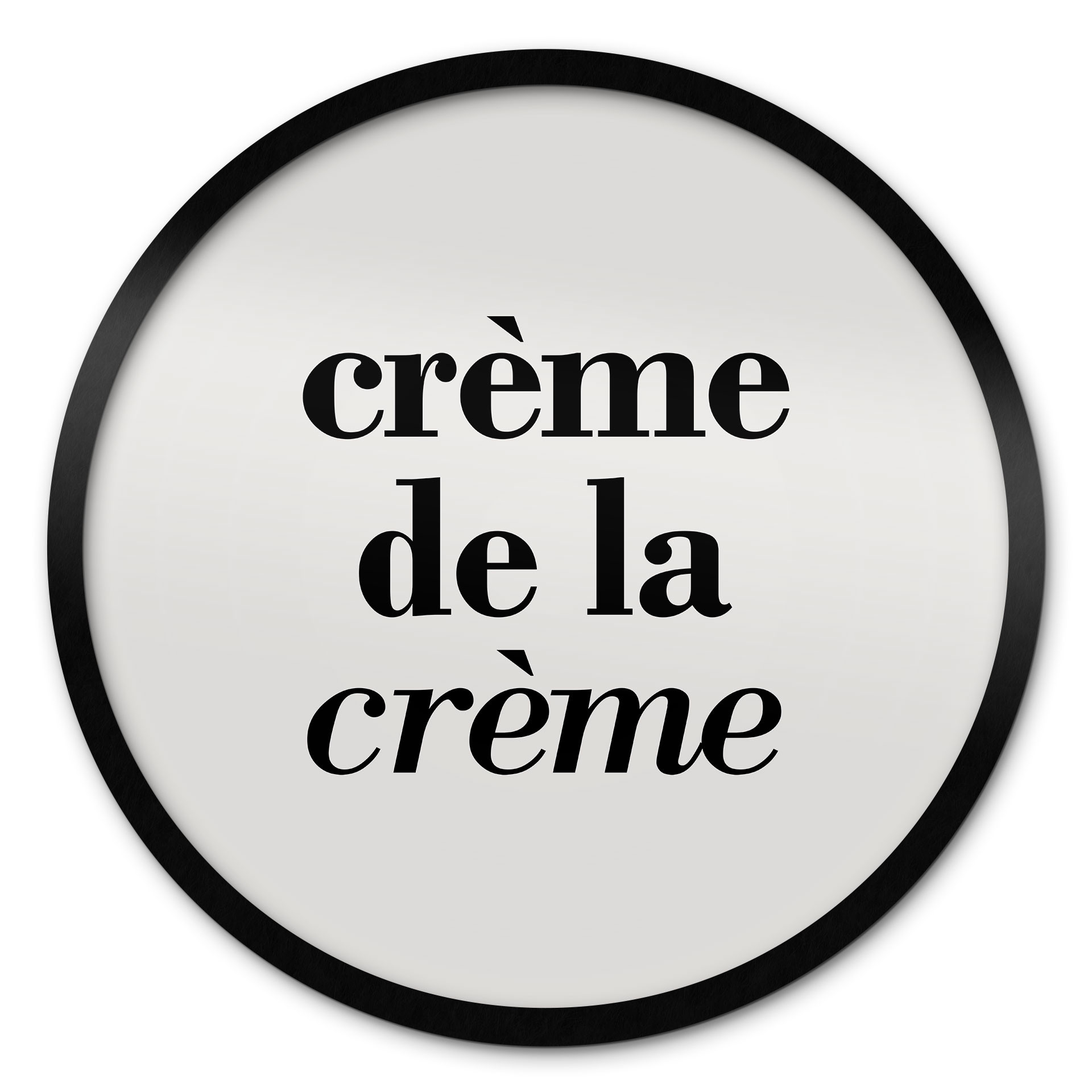 Poster Crème de la crème