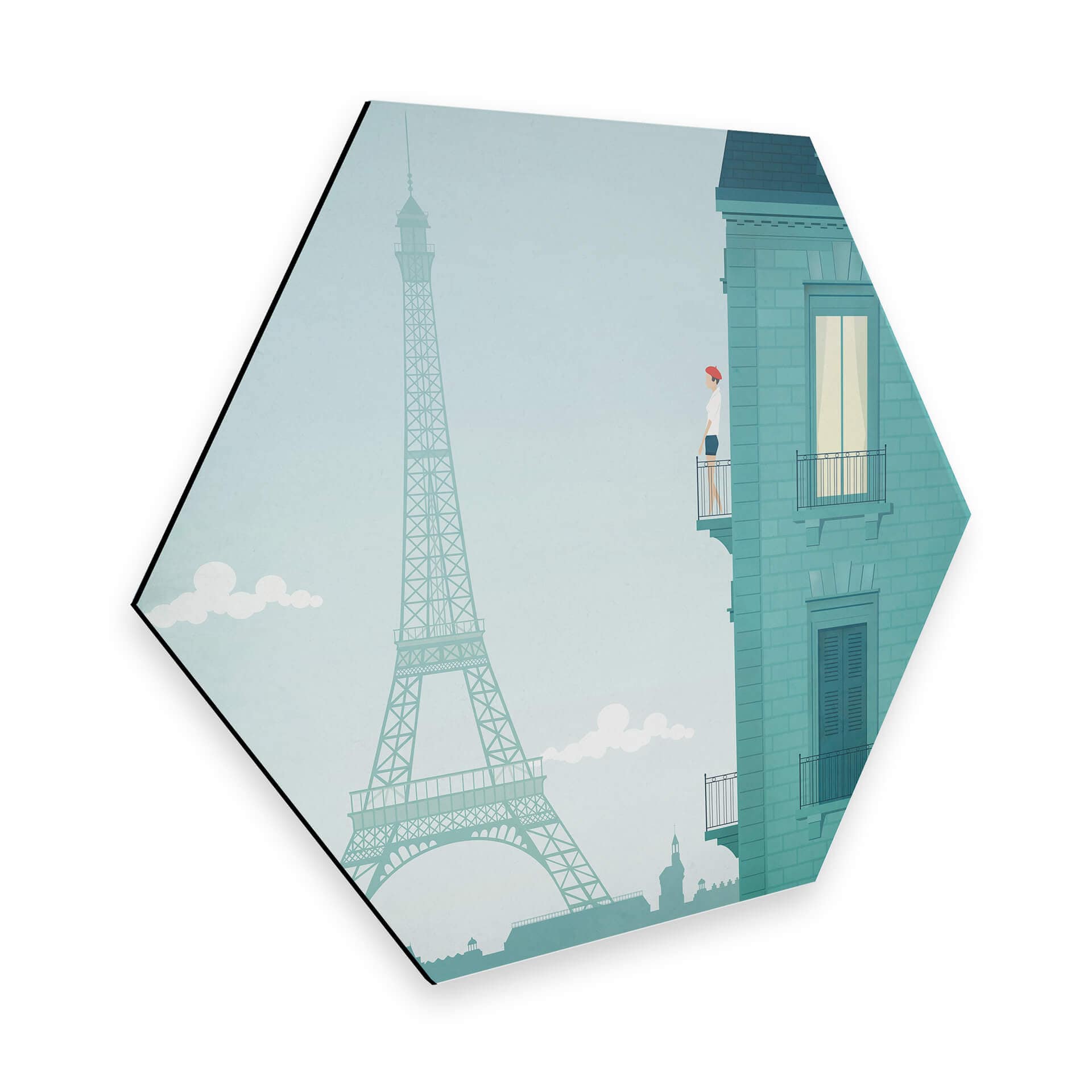 Hexagon - Alu-Dibond - Rivers - Paris