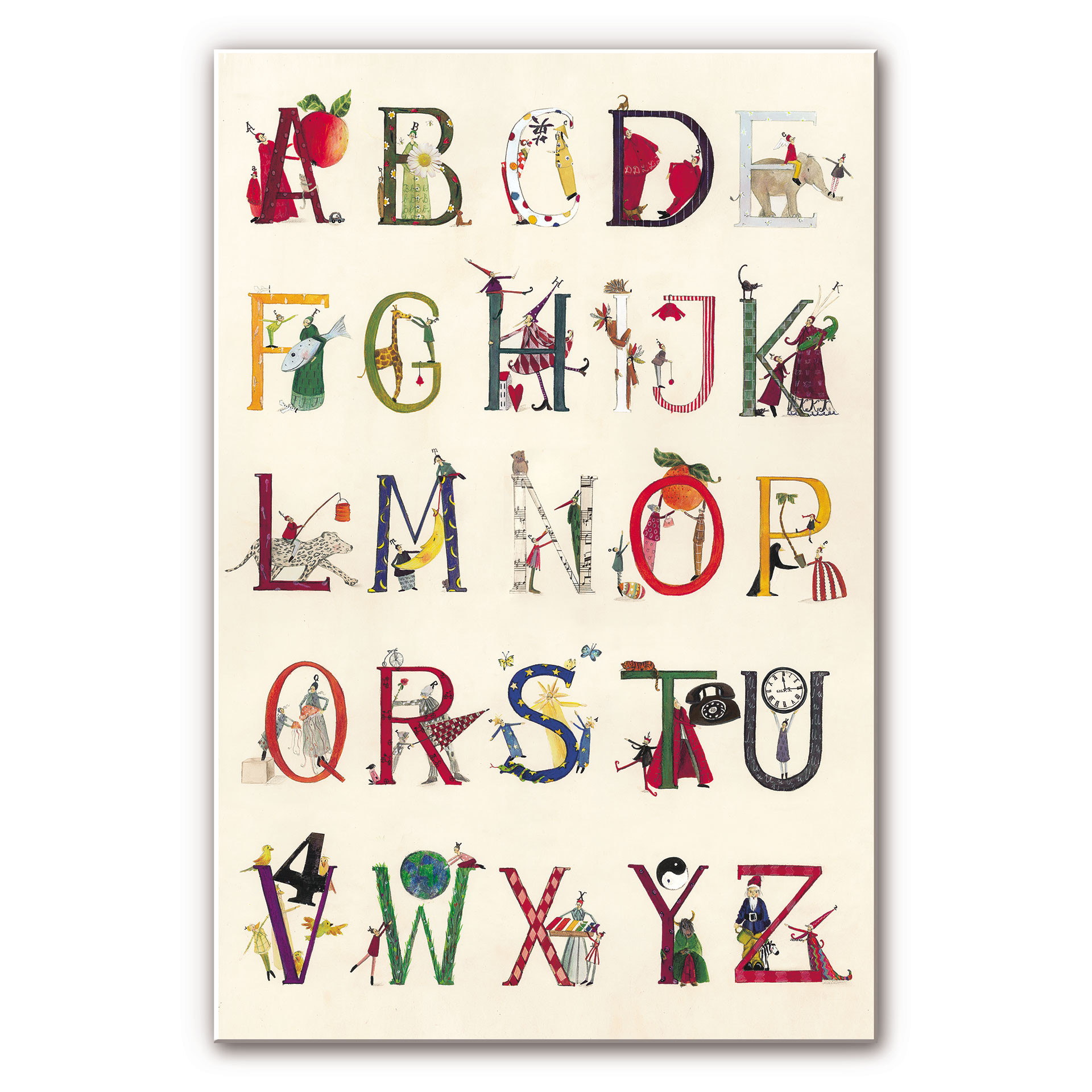 Wandbild Leffler - Das Alphabet