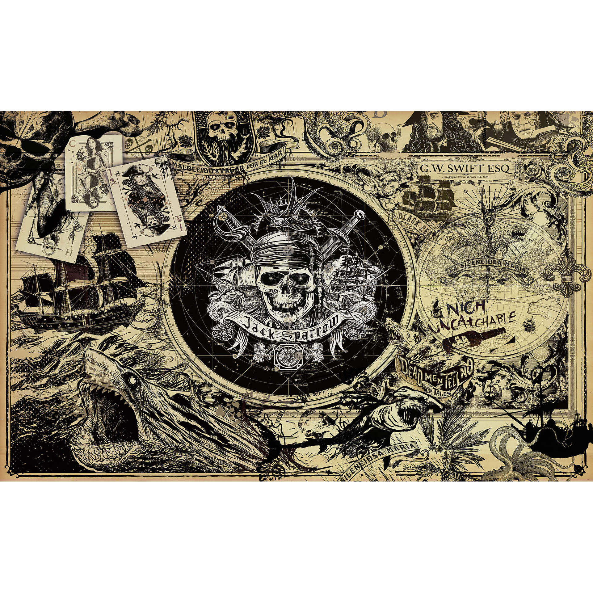 Fotobehang Pirates of the Caribbean 5