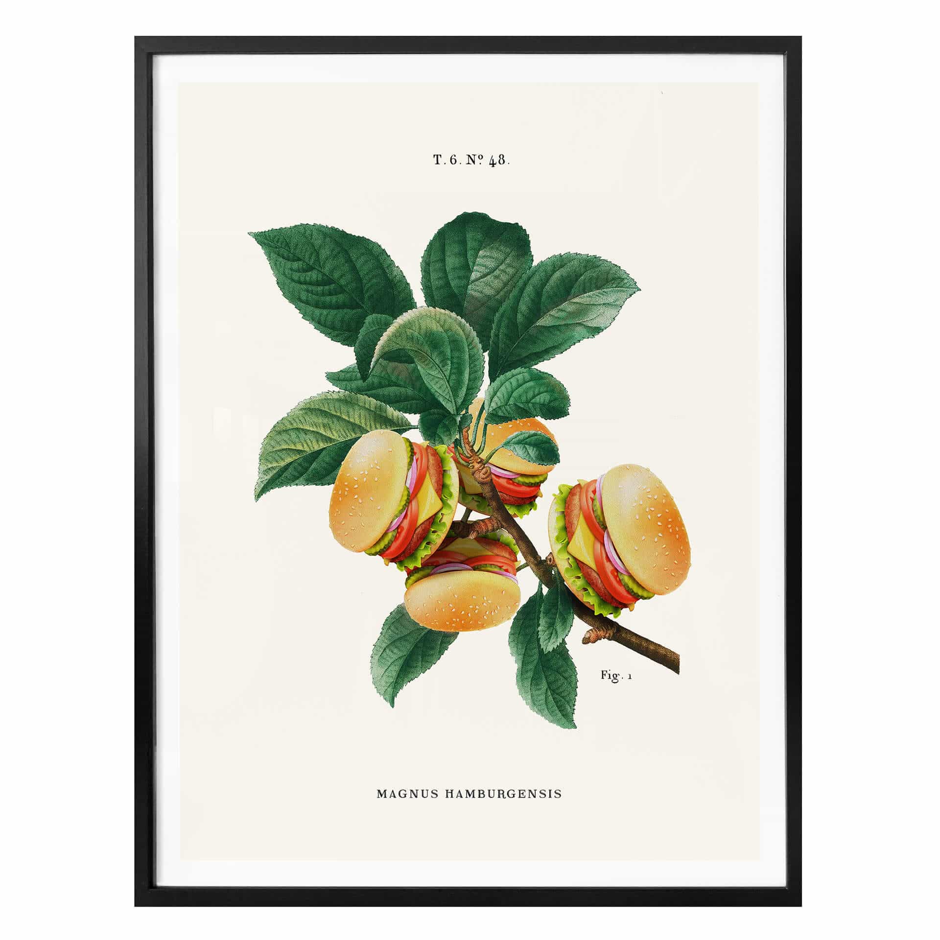Luźny plakat - fabryka burgerów