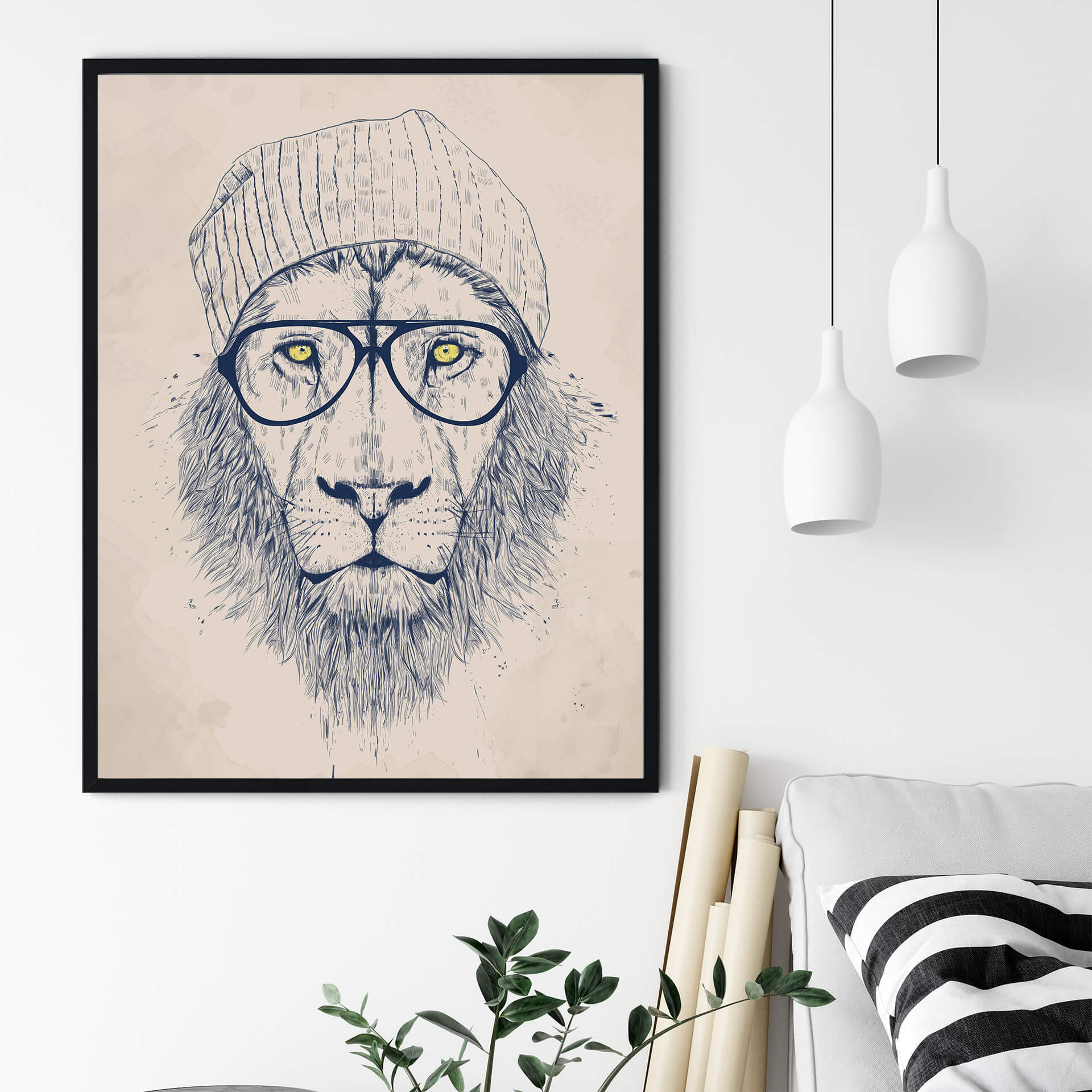 Plakat Solti - Fajny lew