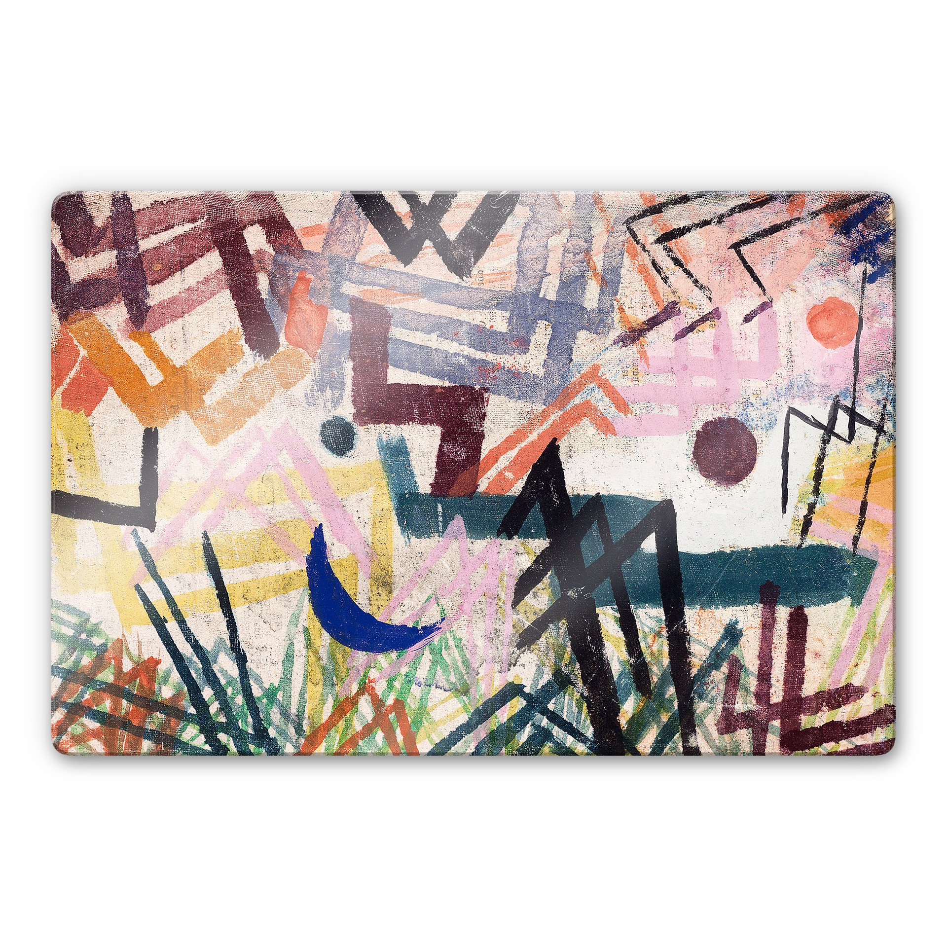 Tableau en verre - Klee - Jeu des forces d'un paysage du Lech