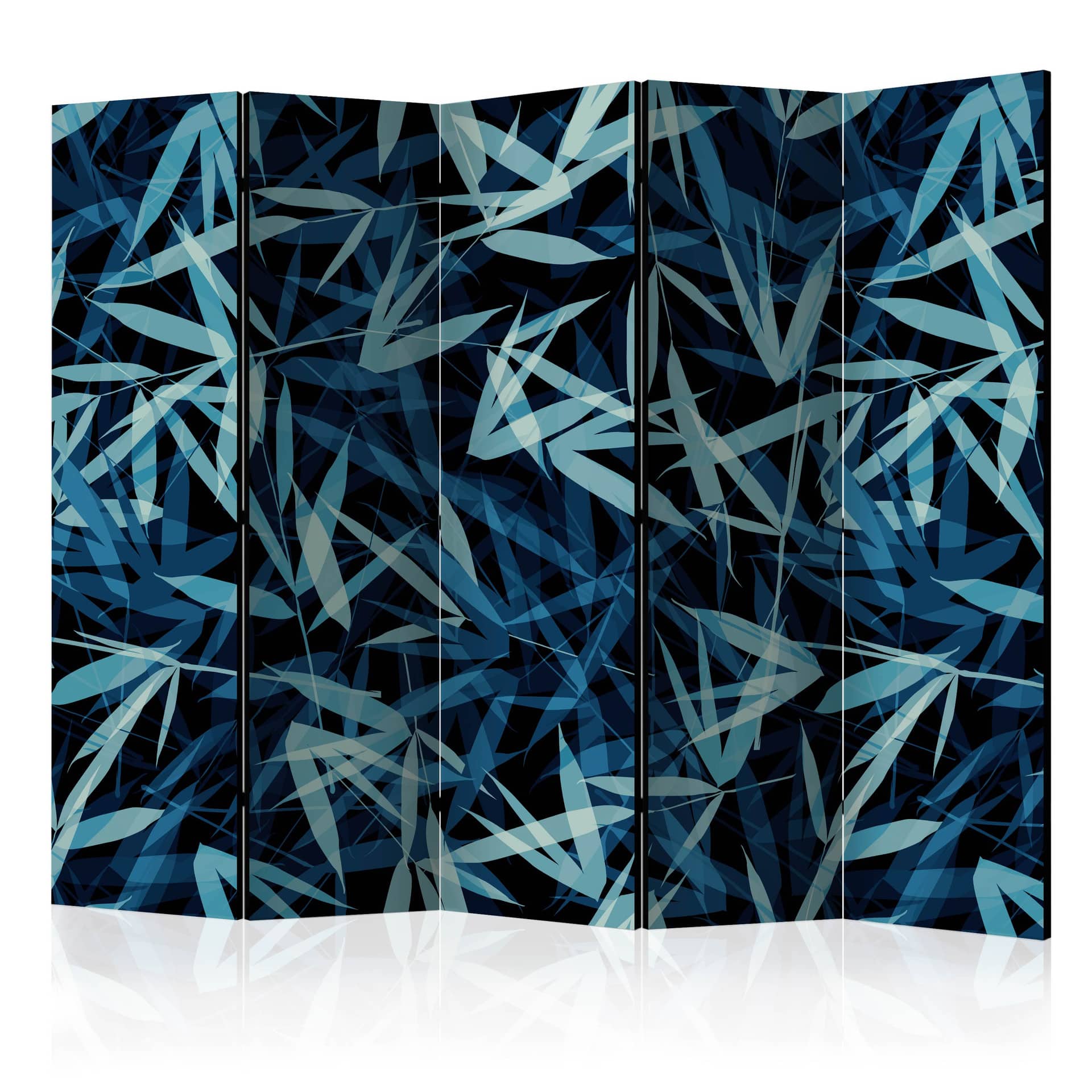 Screen room divider - Vildmark om natten, 3-delt