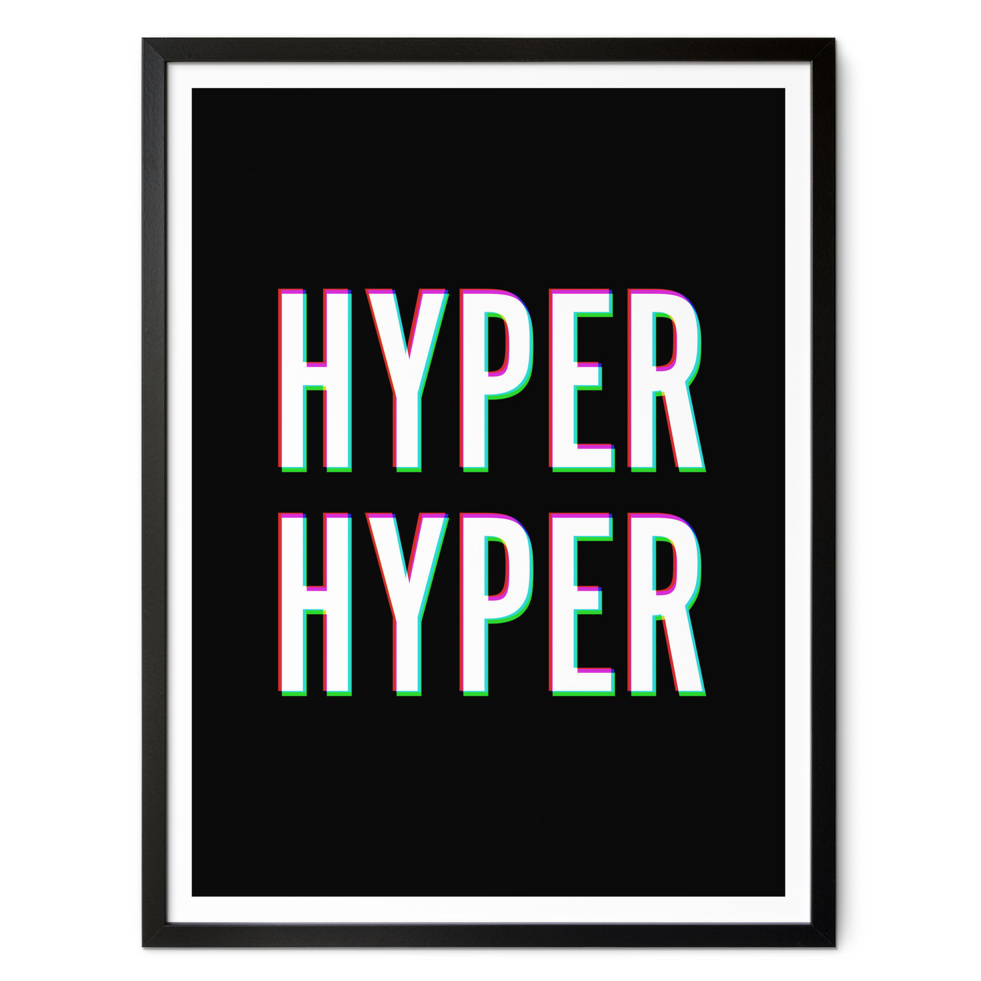 Plakat Hyper Hyper - Efekt usterki