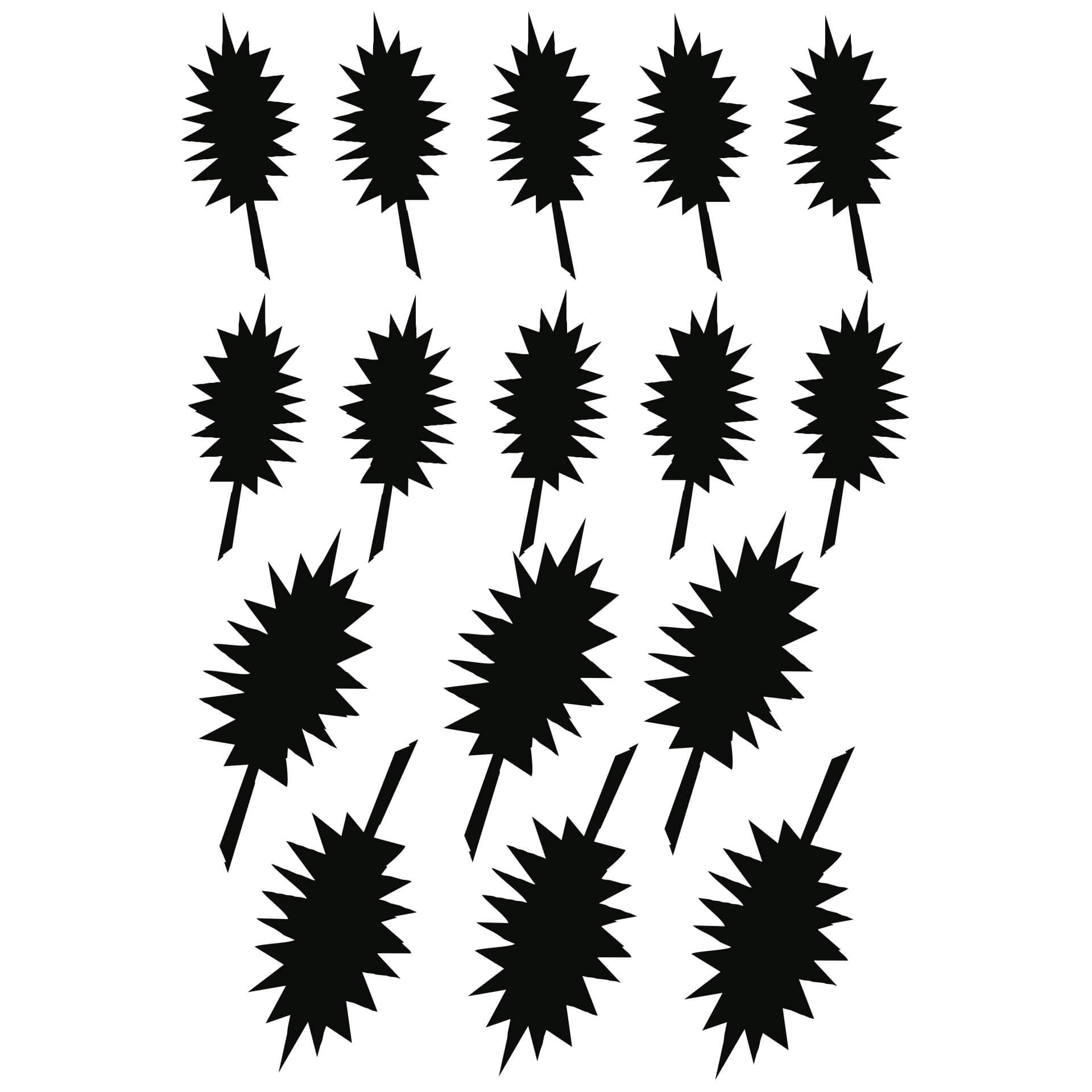 Wallsticker Blade sæt 5