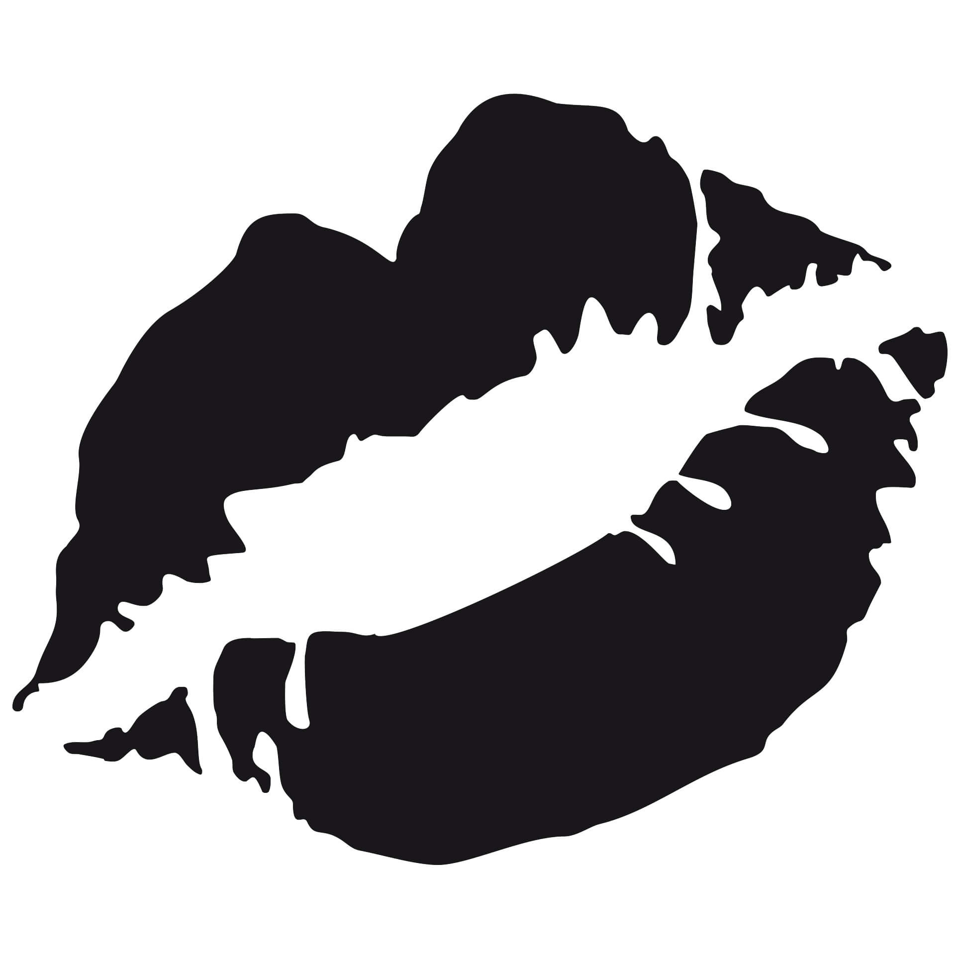 Wallsticker Læber