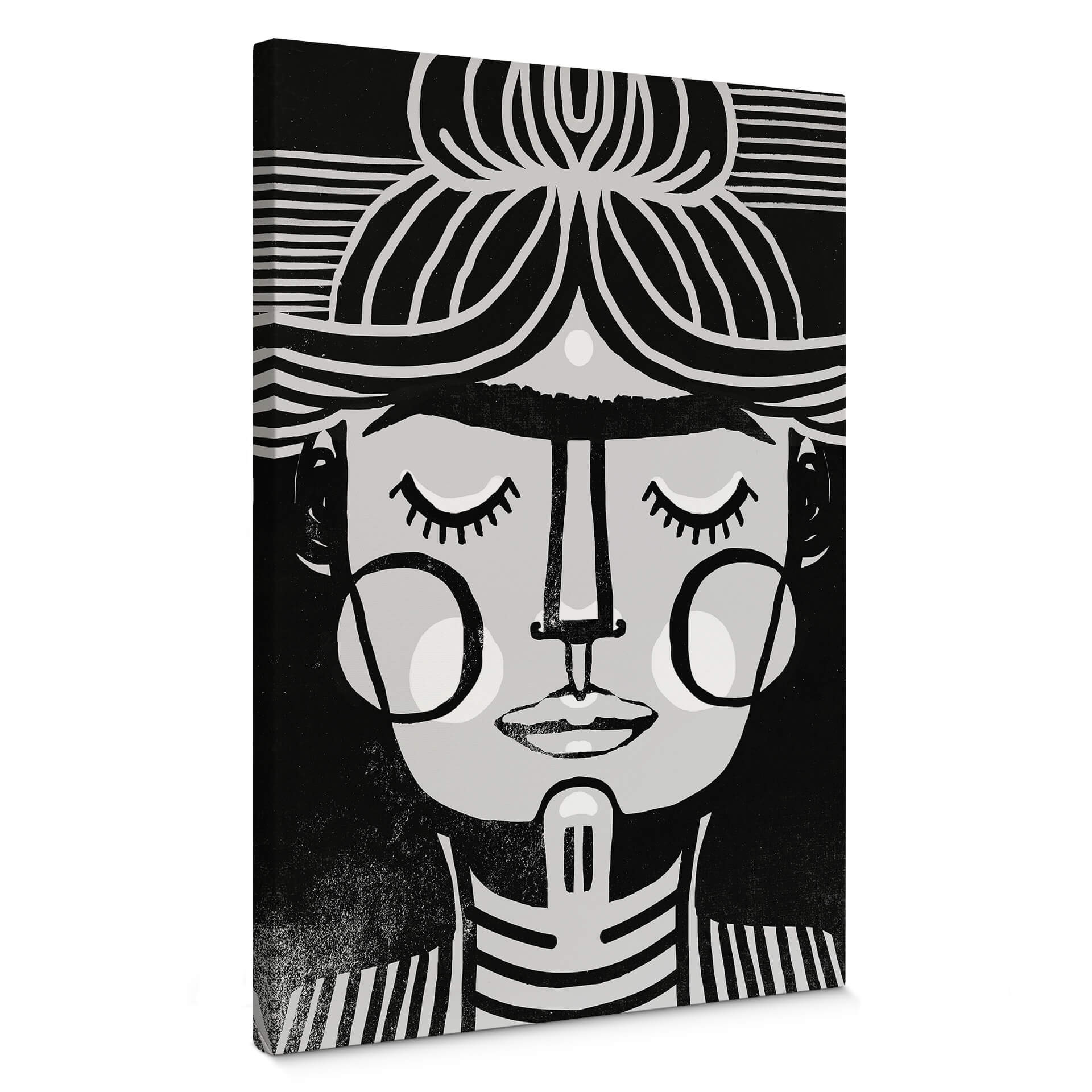 Obraz na płótnie Dreaming Frida Illustration - Treechild