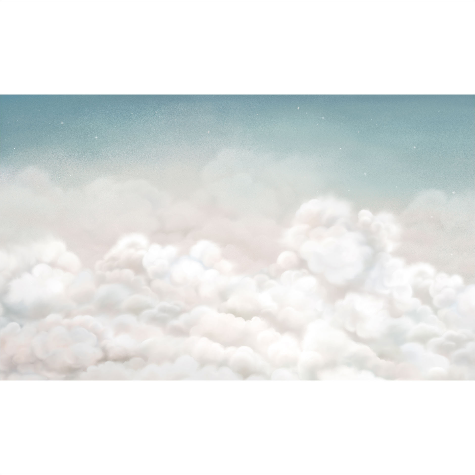 Kinderkamer Fotobehang Rustige Wolken - Oliver Robins