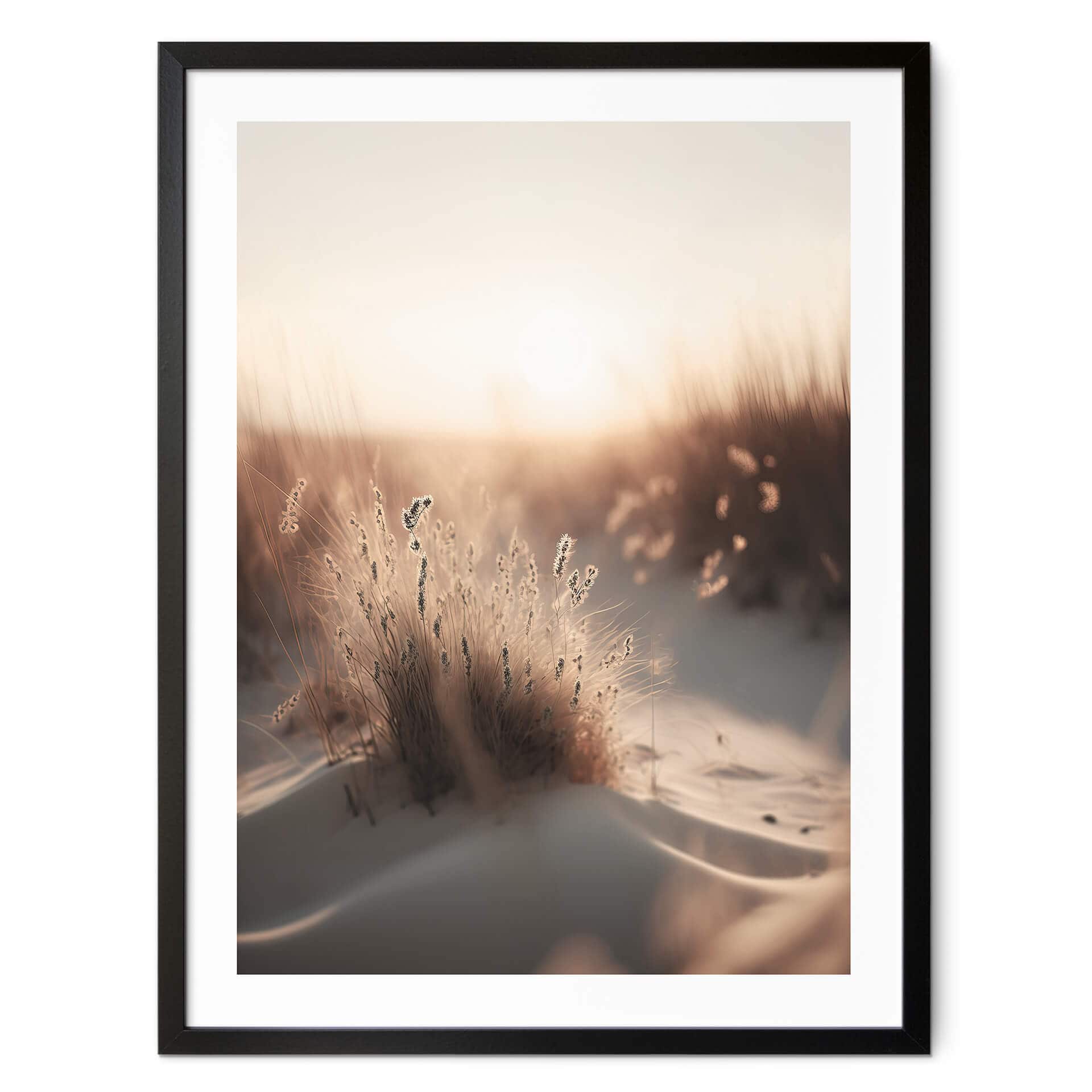 Poster Treechild - Coucher de soleil sur les dunes