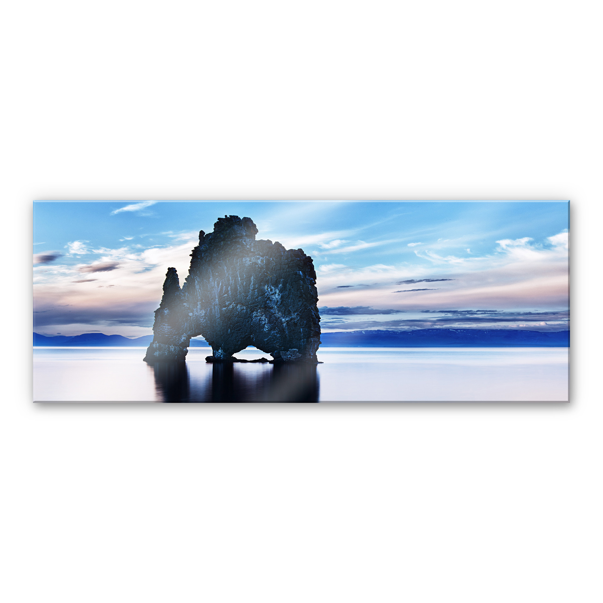XXL Wandbild Felsen im Meer - Panorama