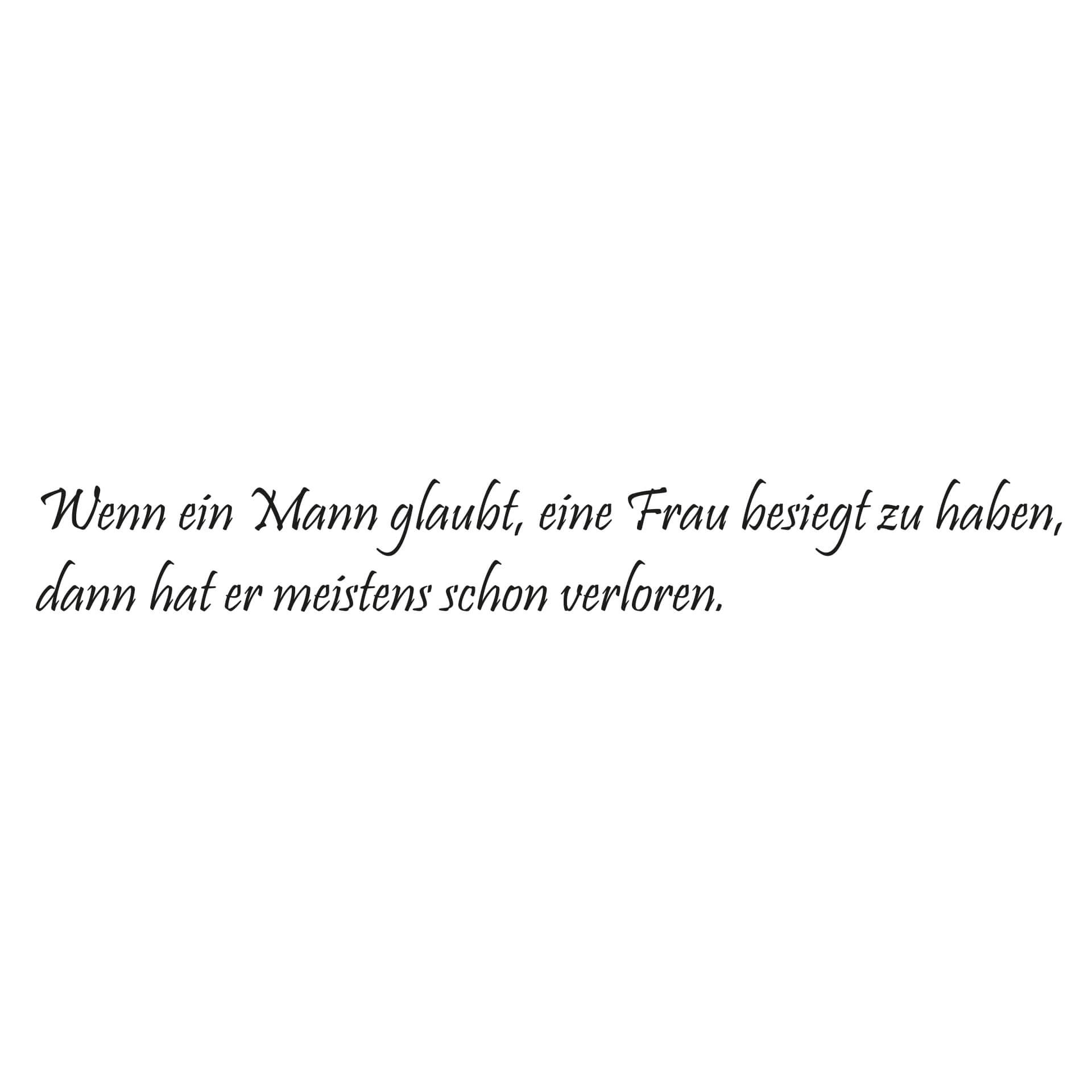 Wandtattoo Wenn ein Mann glaubt...