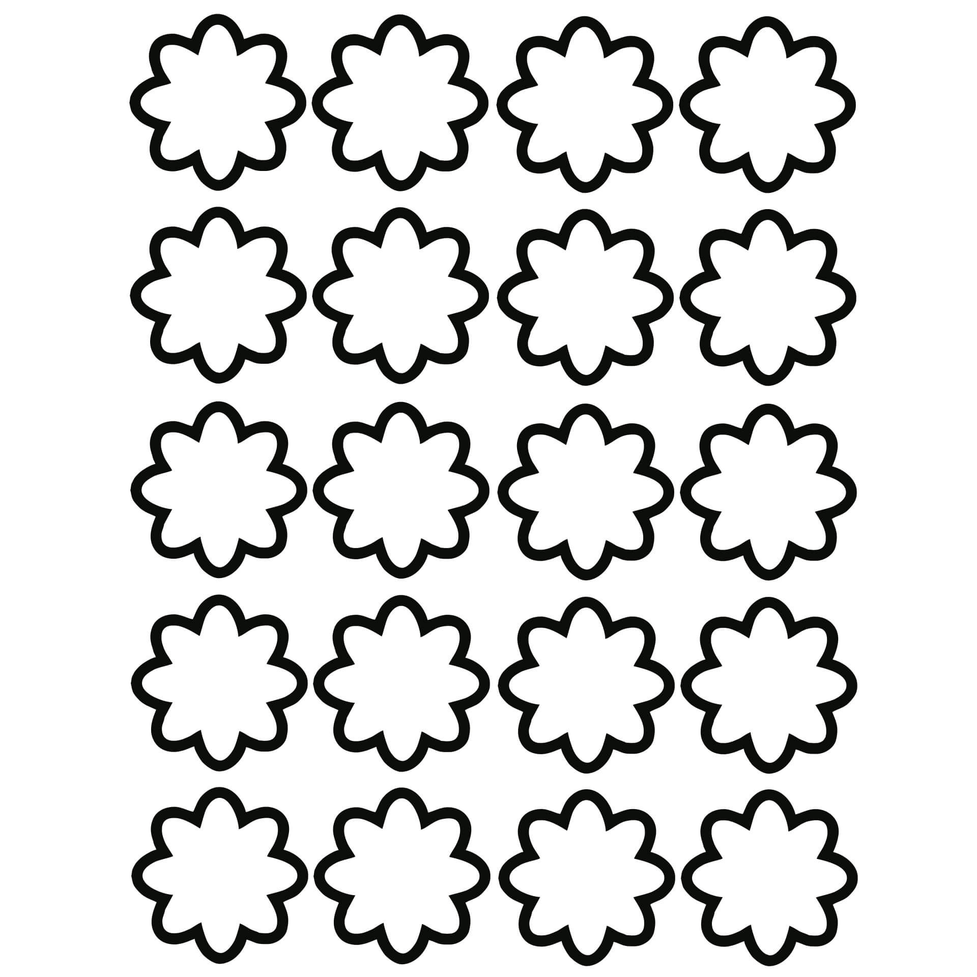 Wallsticker Blomster sæt 1