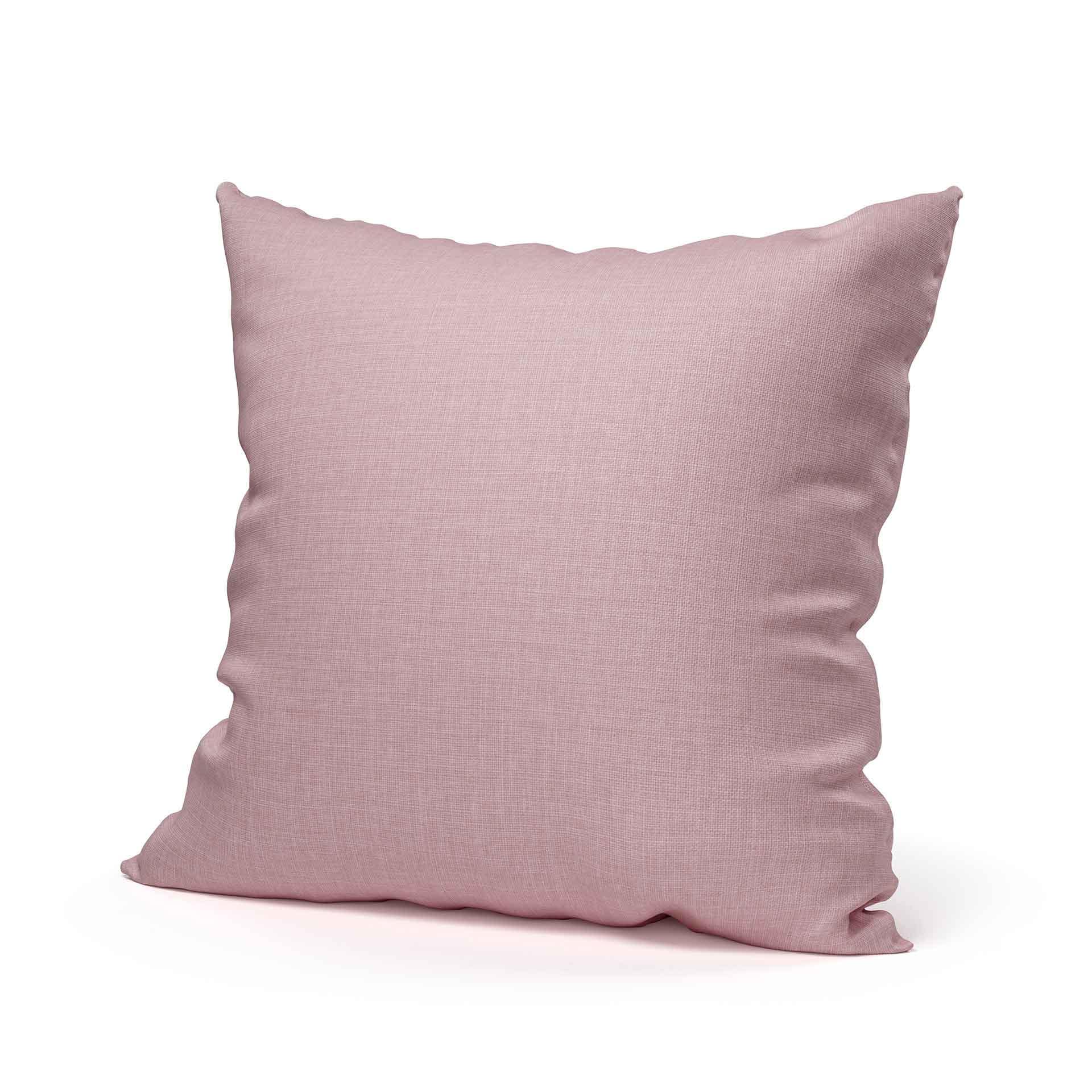 Uni Kissenhülle in rosa in 50x50 cm