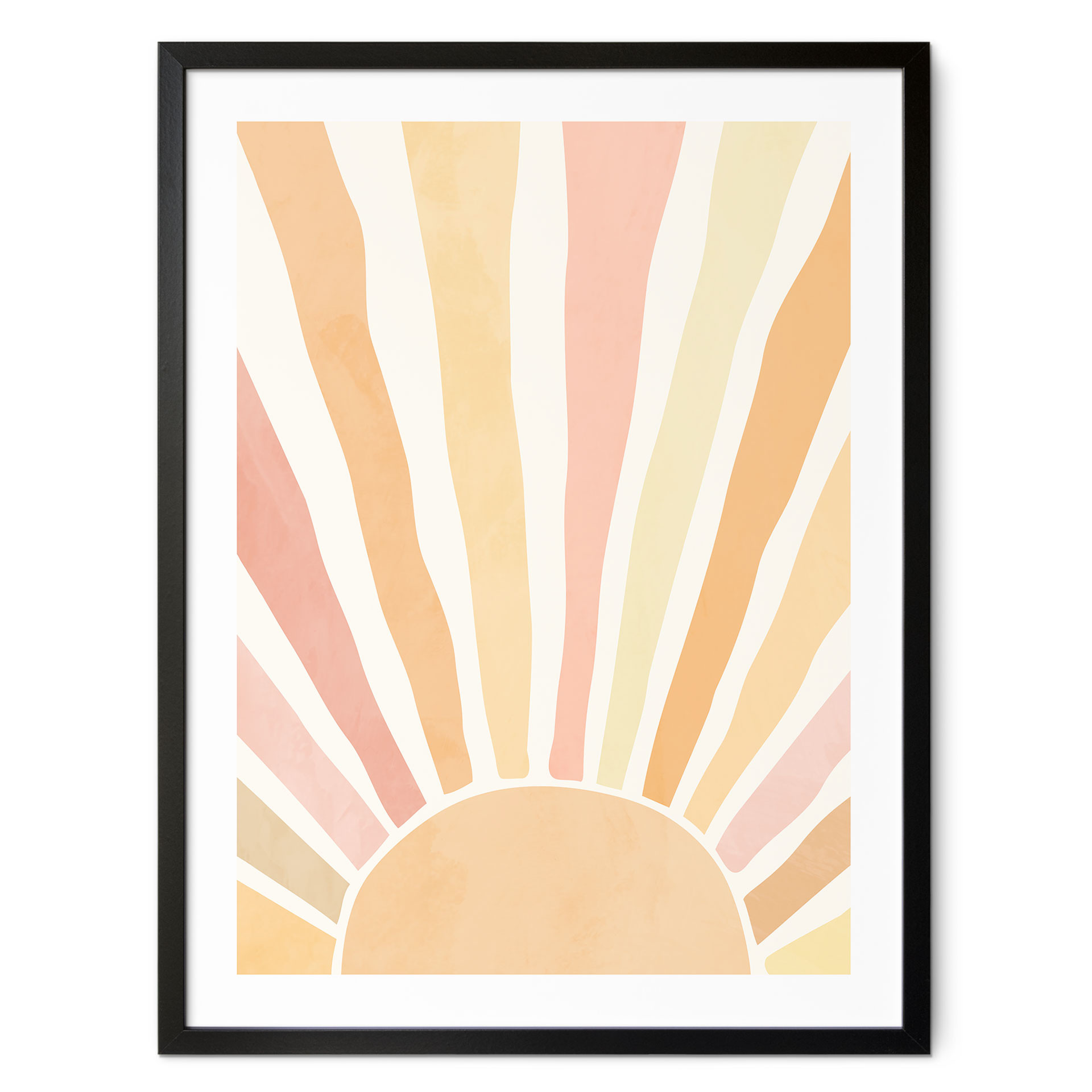 Plakat Boho promienie słońca - Manovski