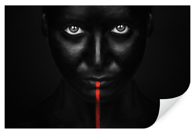 Zelfklevende Poster Petkov - Red Stripe