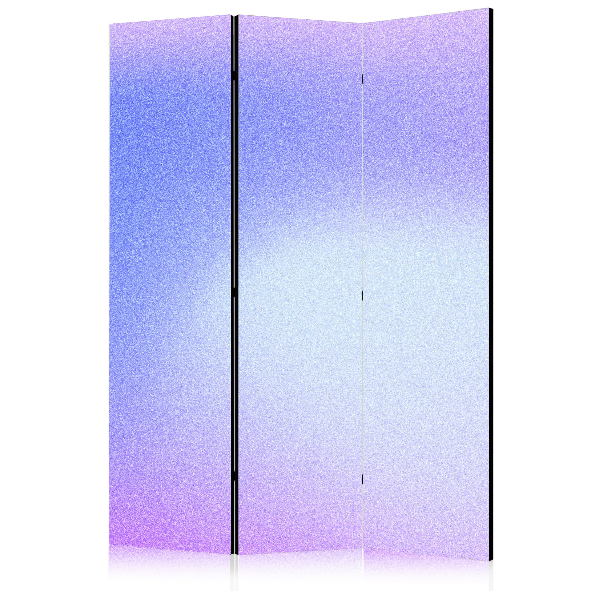 Paravent, Raumteiler freistehend, Trennwand - Heather Mist: Gradient in Violet Shades