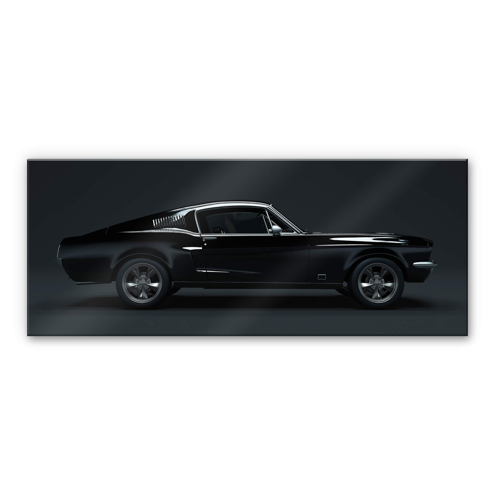 Acrylglasbild - Muscle Car - Panorama