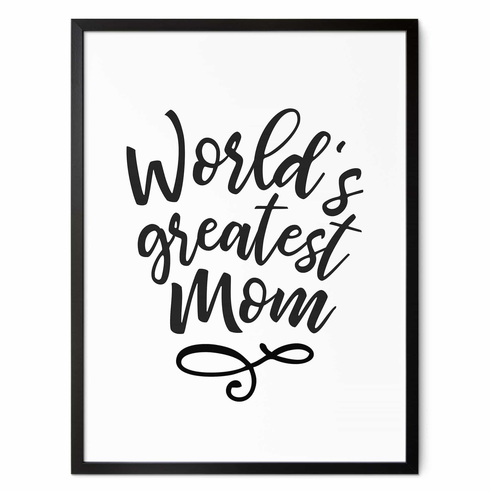 Plakat Największa mama na świecie