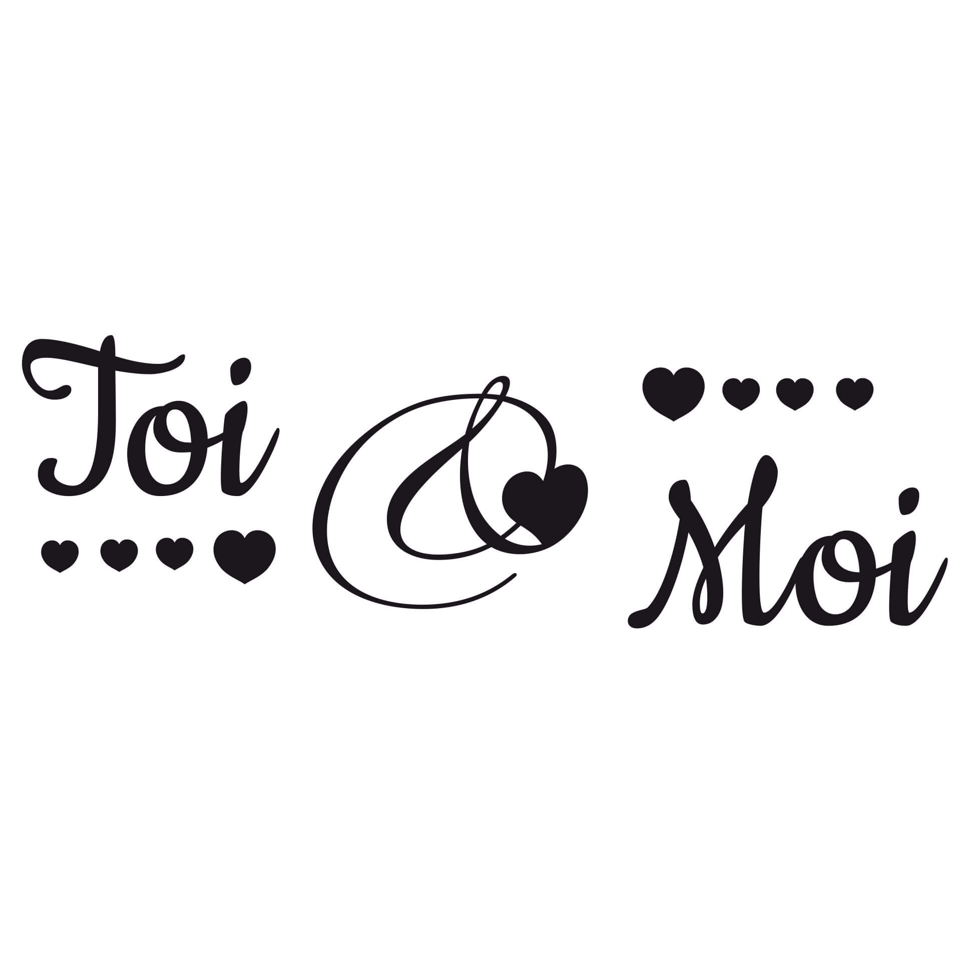Wallsticker -  Toi & Moi