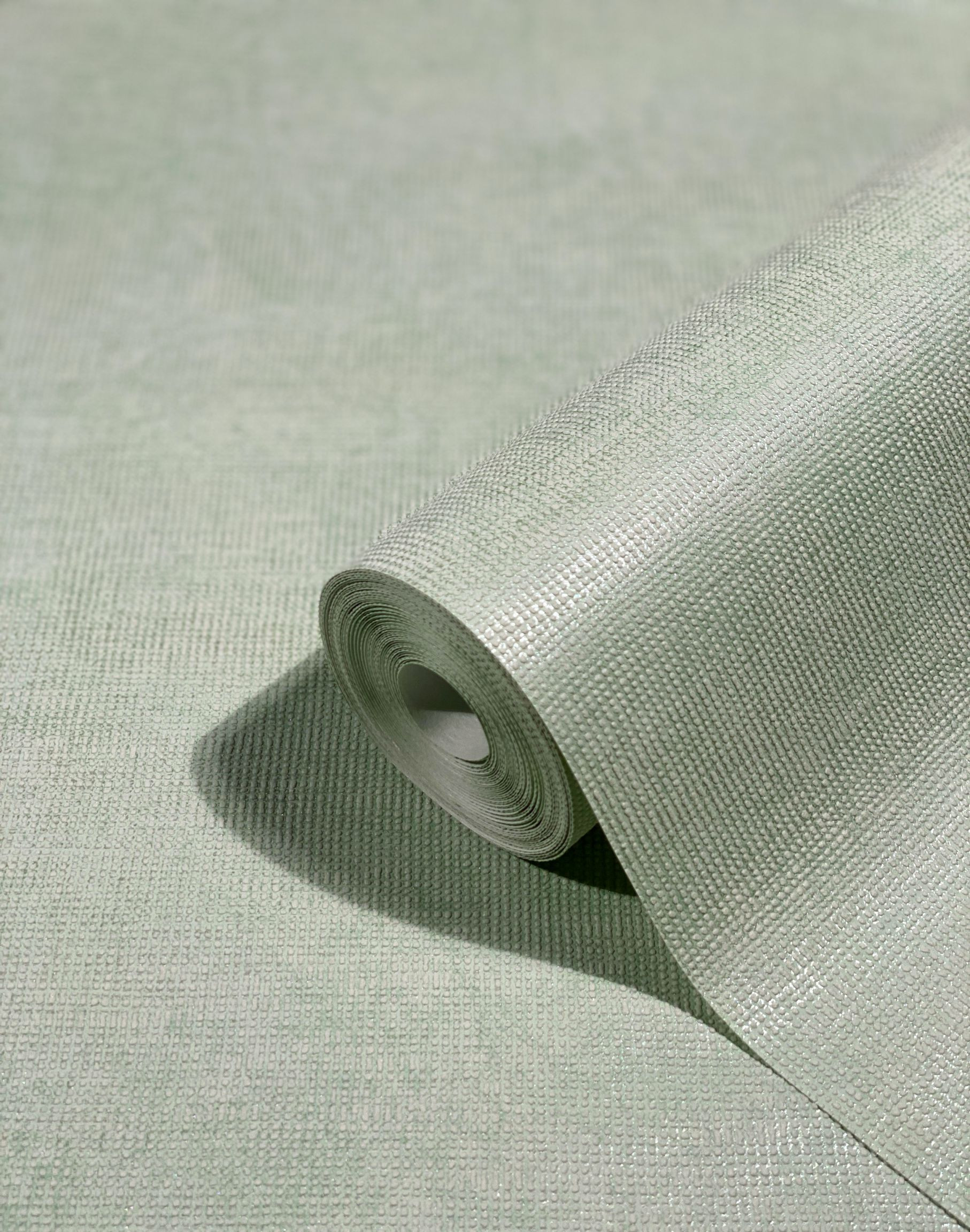 Effen behang, vliesbehang Novamur Yvi groen