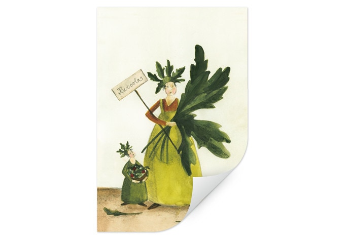 Wallprint Leffler -  Ruccolamädchen