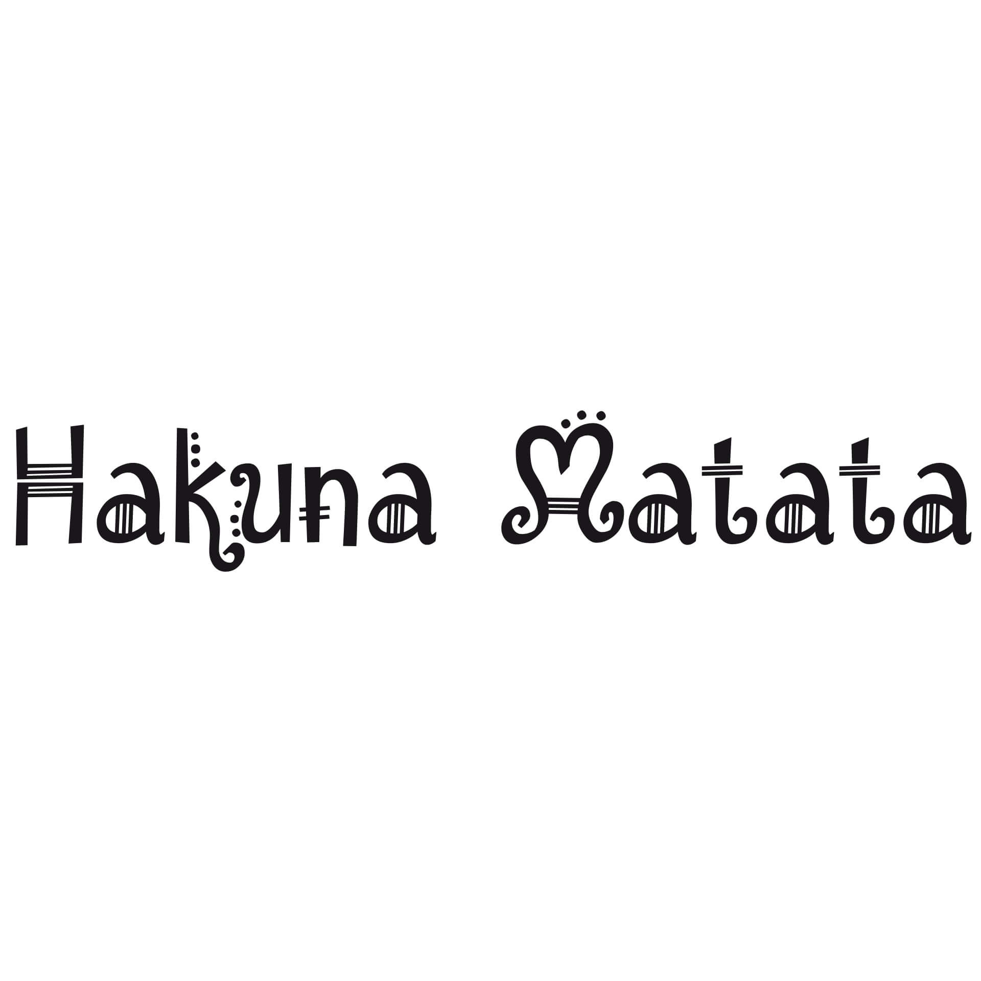 Wallsticker - Hakuna Matata 05