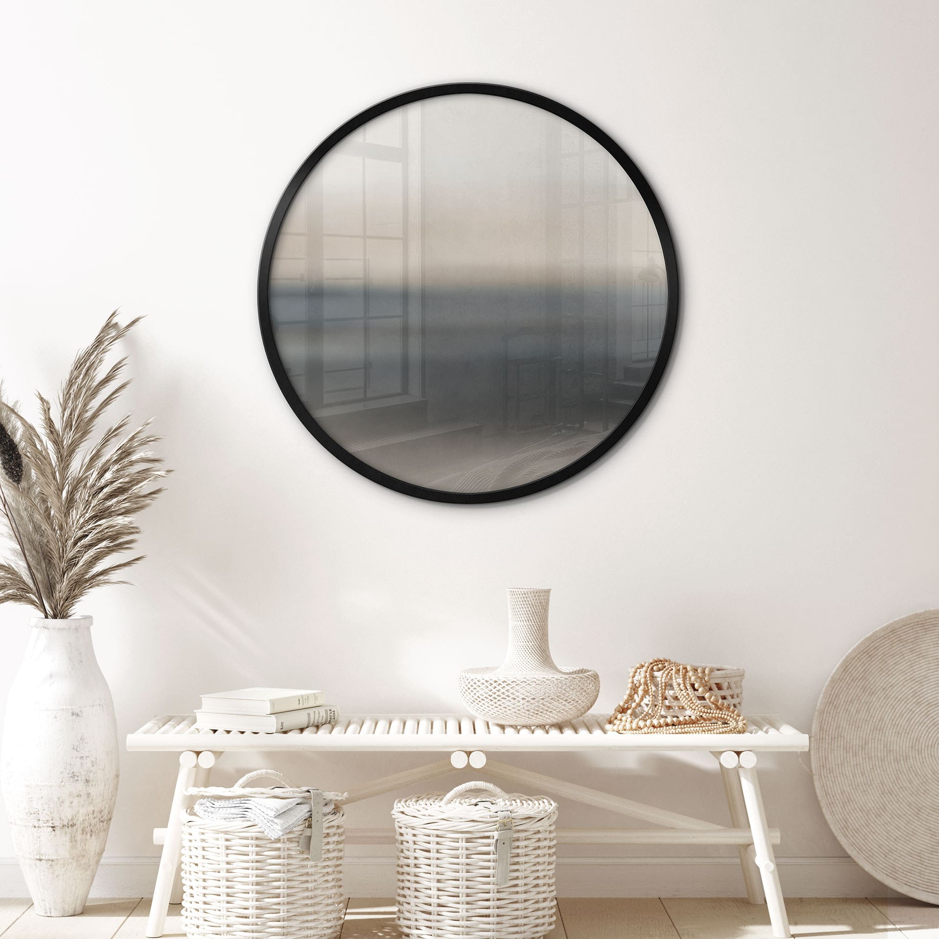 Poster Rotko Sand - Horizon Minimaliste - Sir Edward x Grigory Gladarev - Rond