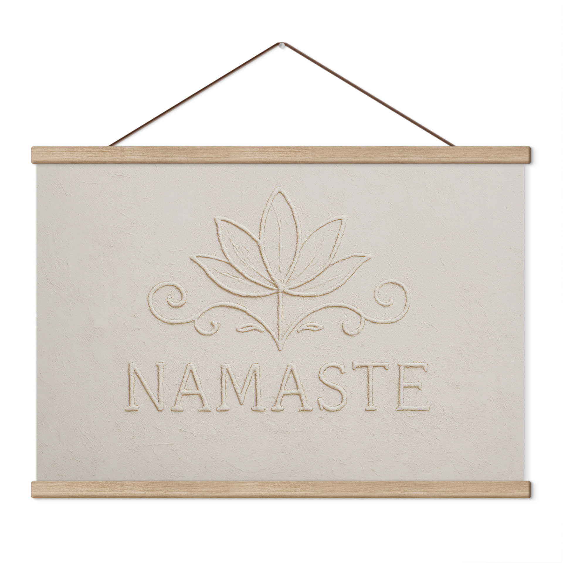 Obraz tkaniny Namaste z lotosem - Treechild