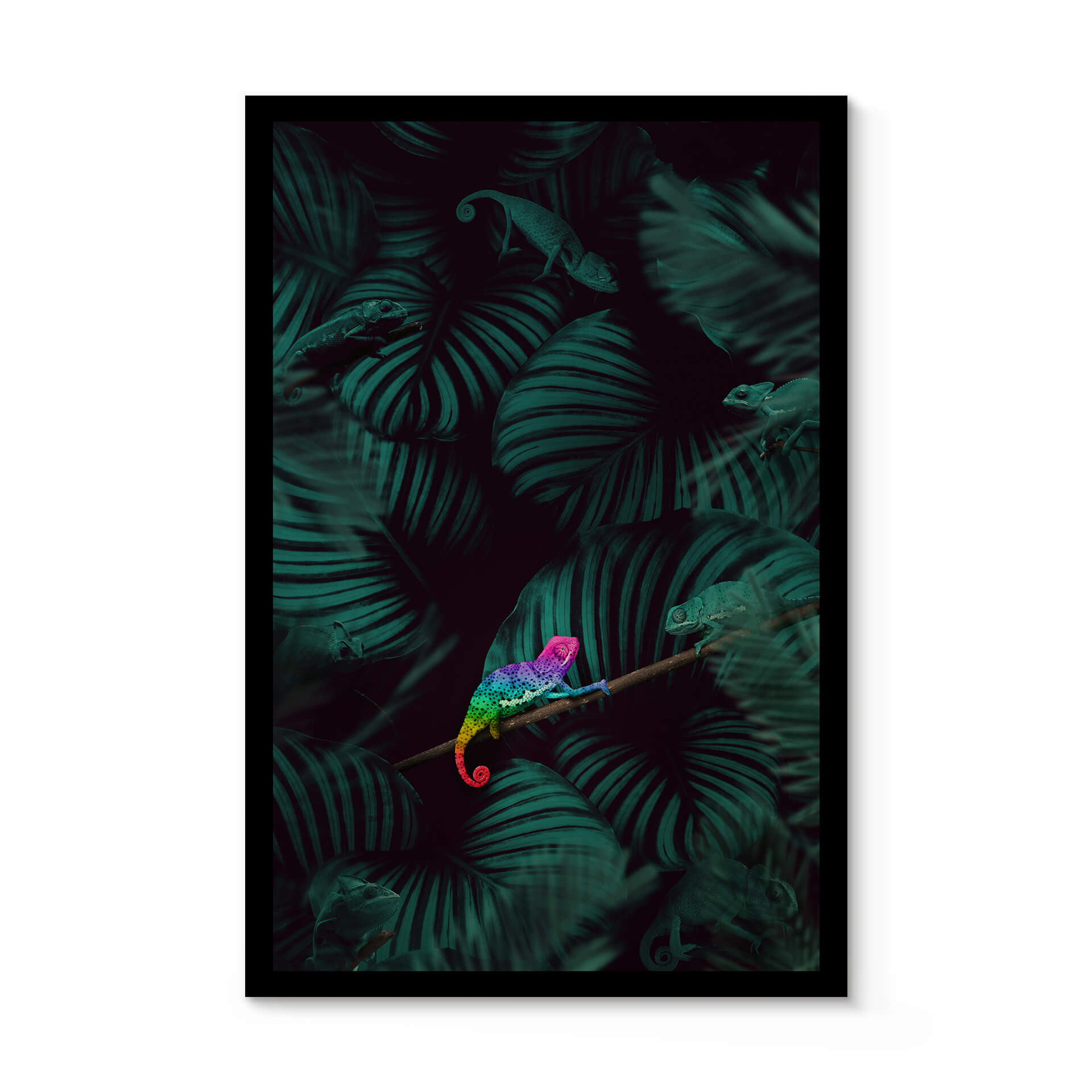 Luźny Plakat drewniany - Dumni z bycia innymi