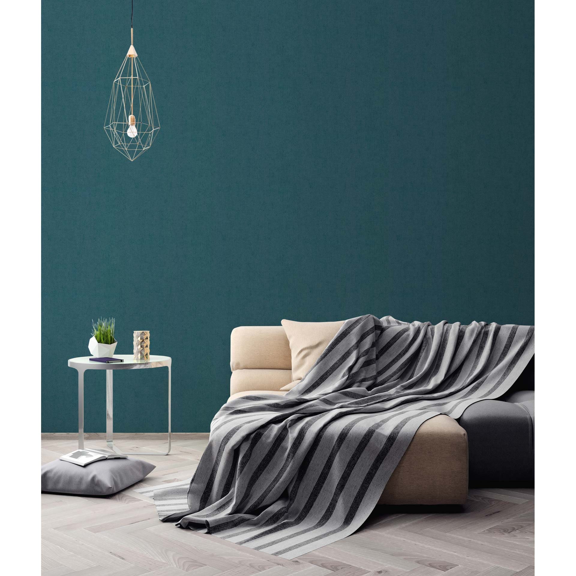 Livingwalls Titanium 3 - Effen Vliesbehang