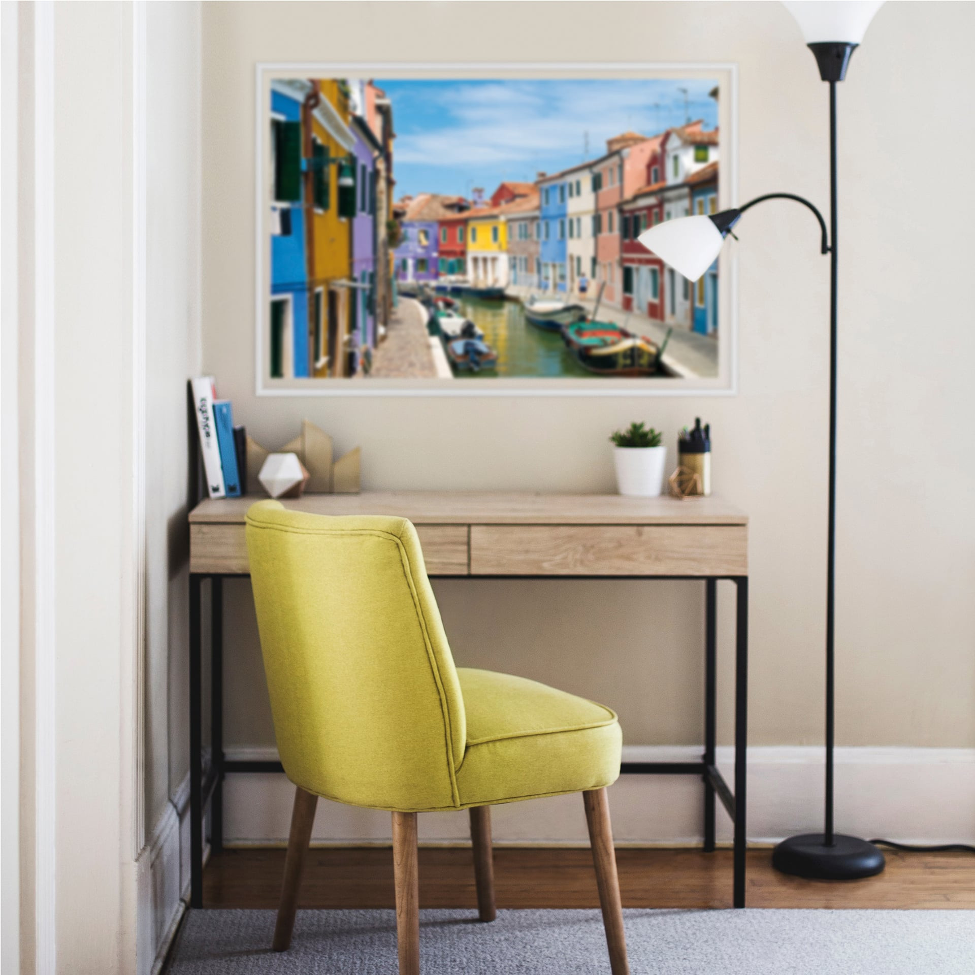 Poster autocollant - W - Venise en Couleur
