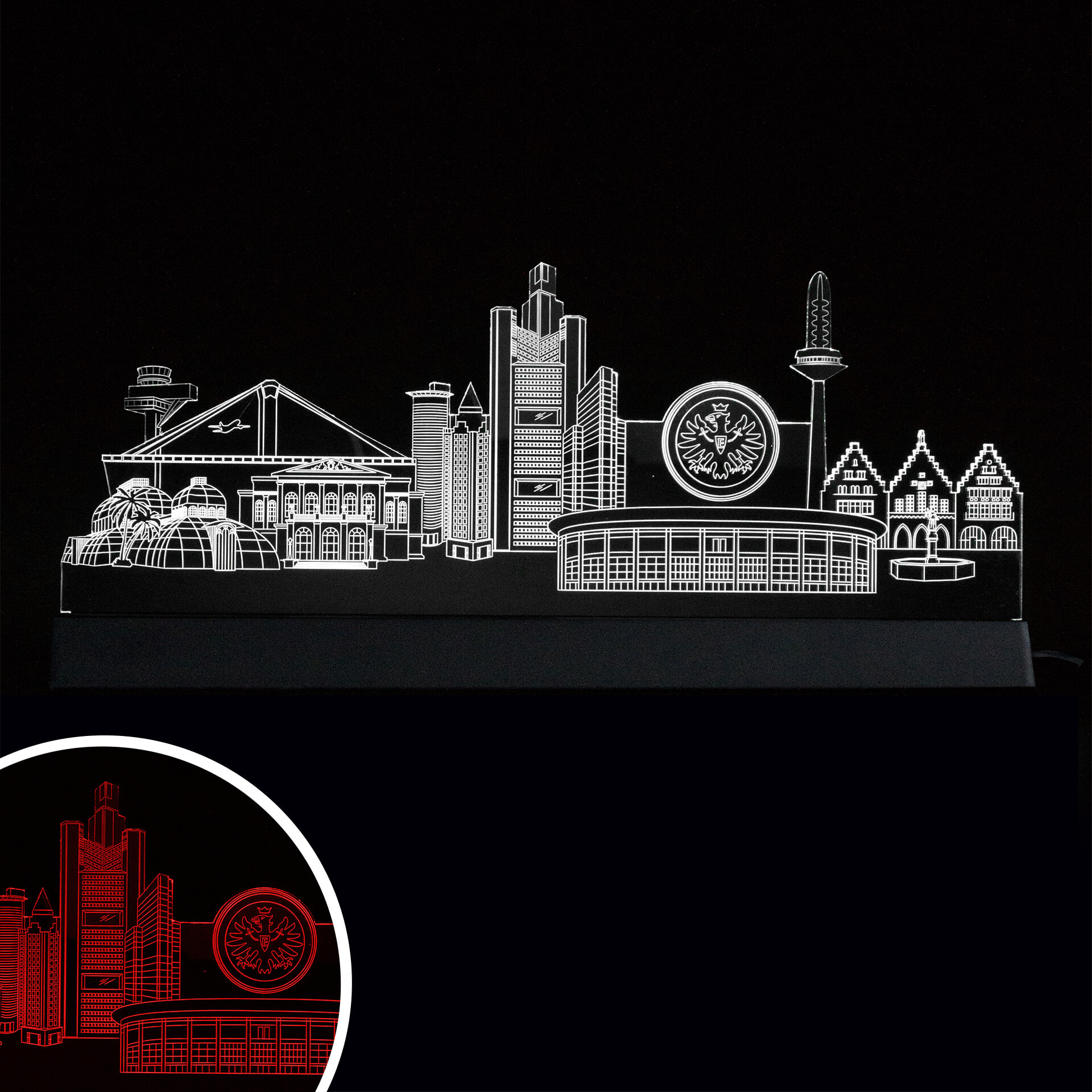 LED Skyline Eintracht Frankfurt