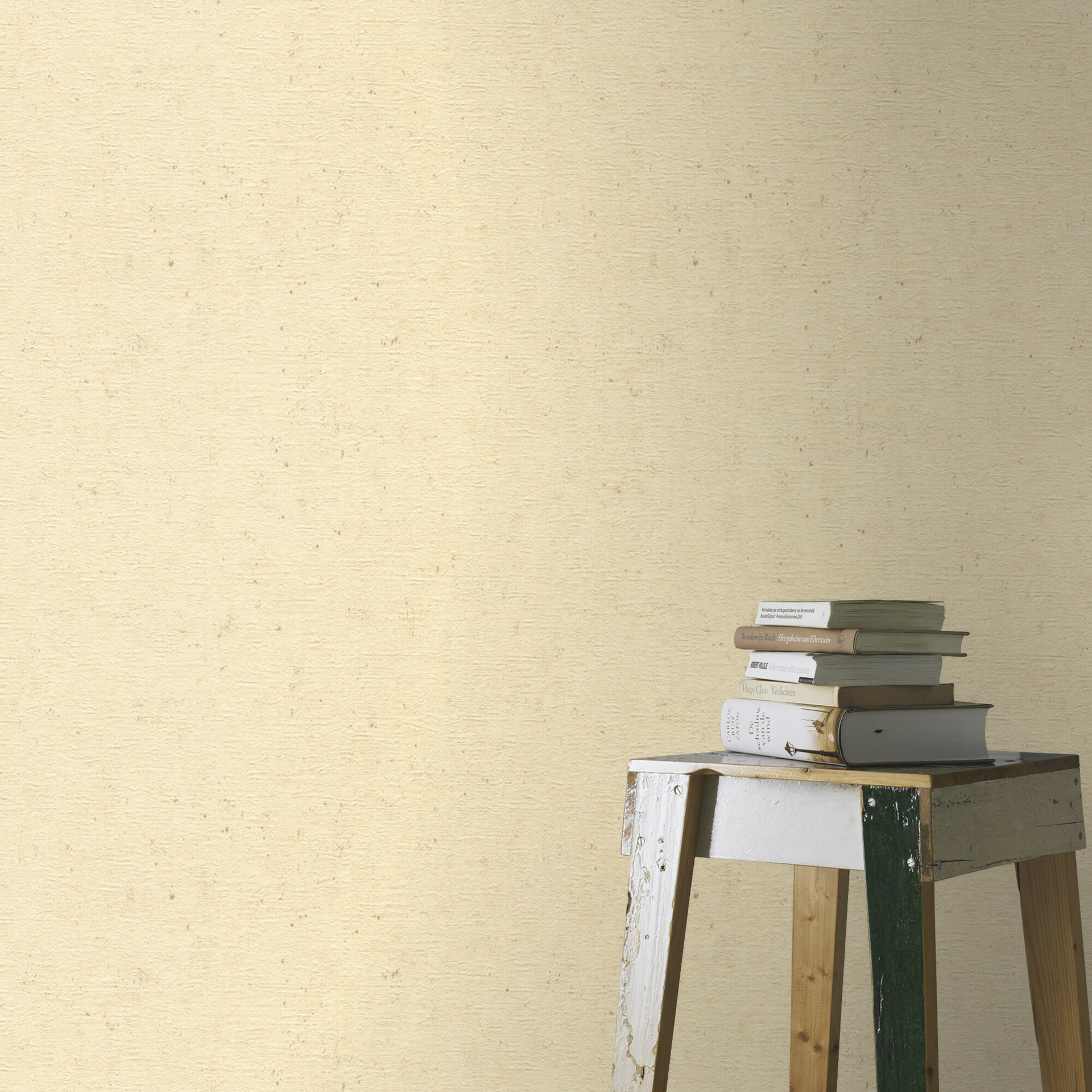 Eenheidsbehang vliesbehang Factory V beige