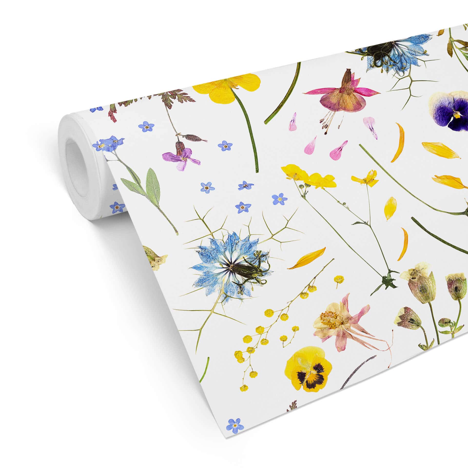 Mønstret tapet UN Designs - Tørrede blomster