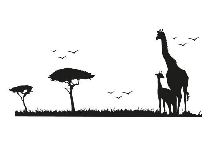 Wallsticker Safari 2