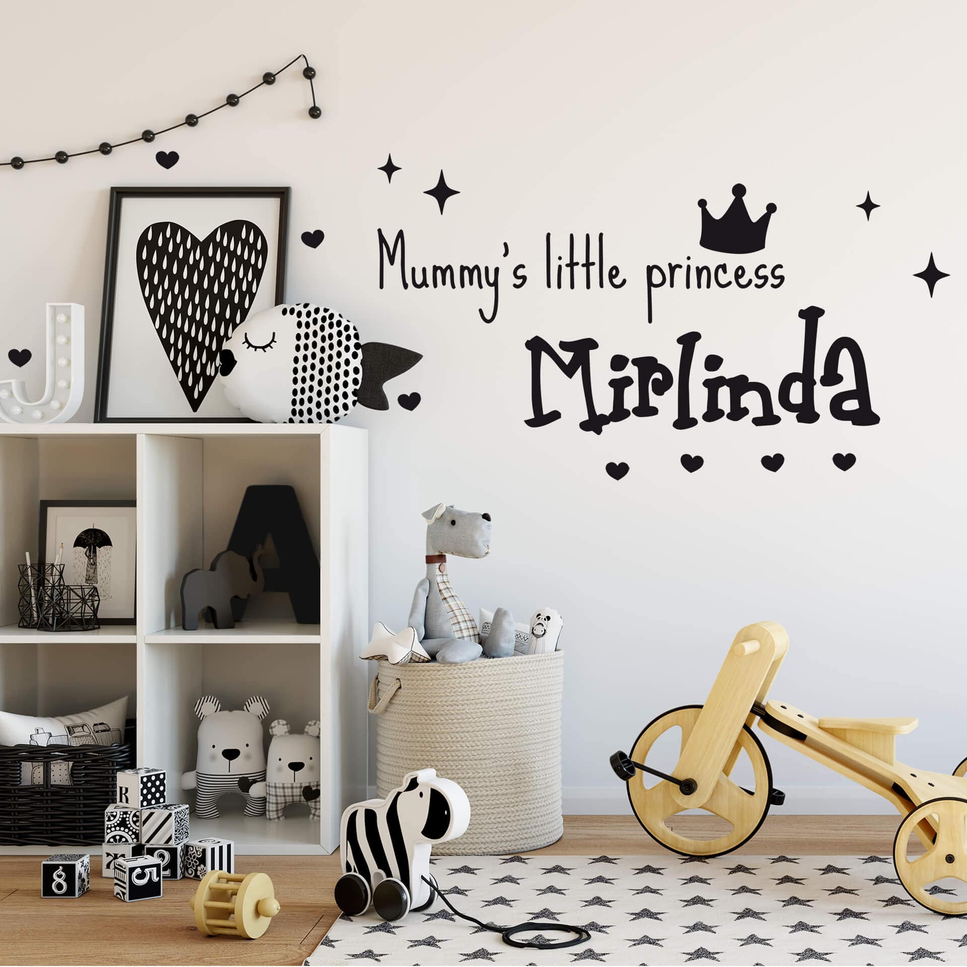 Wallsticker - + Name Mummy's little Princess