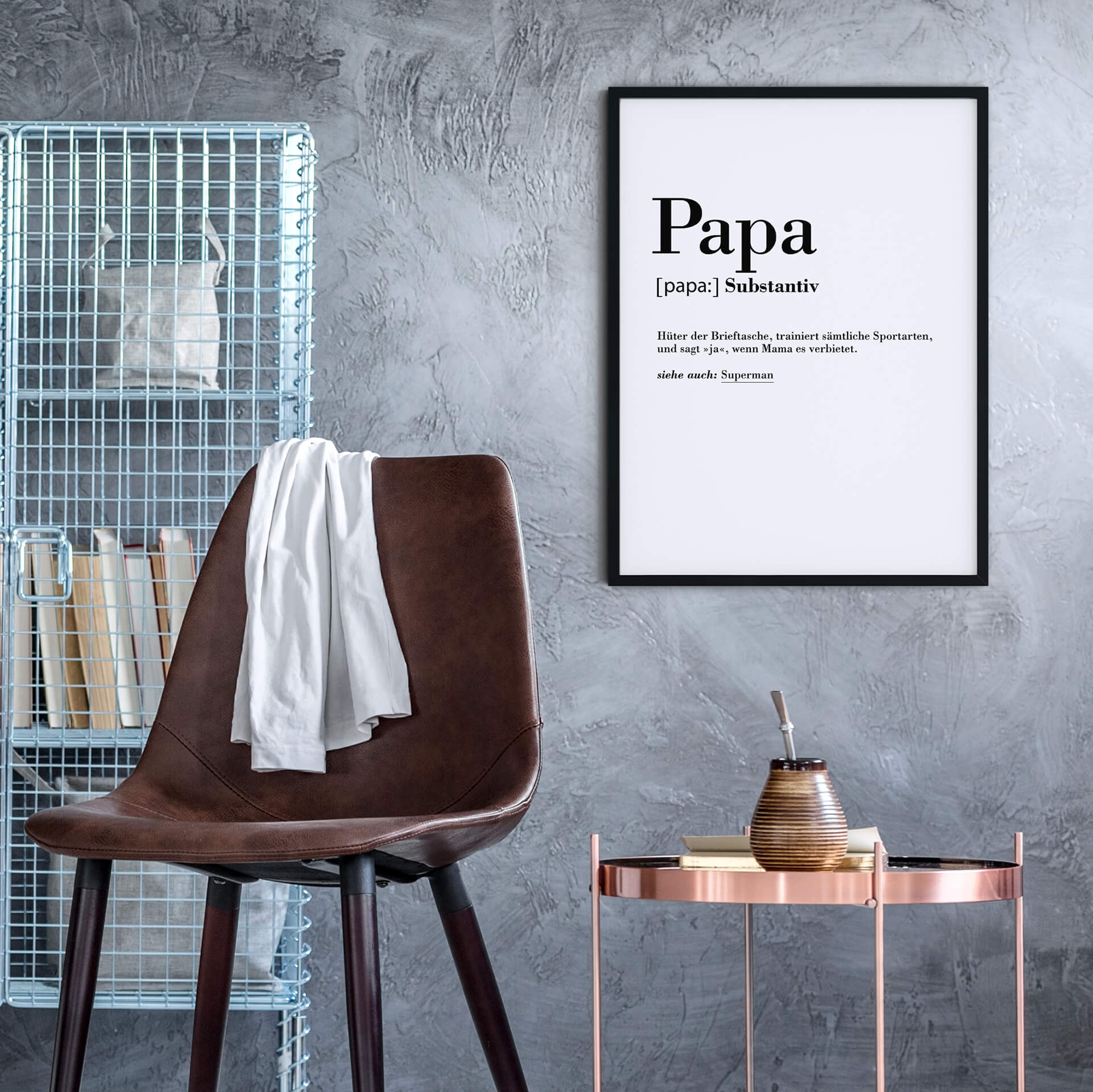 Poster Grammatik - Papa