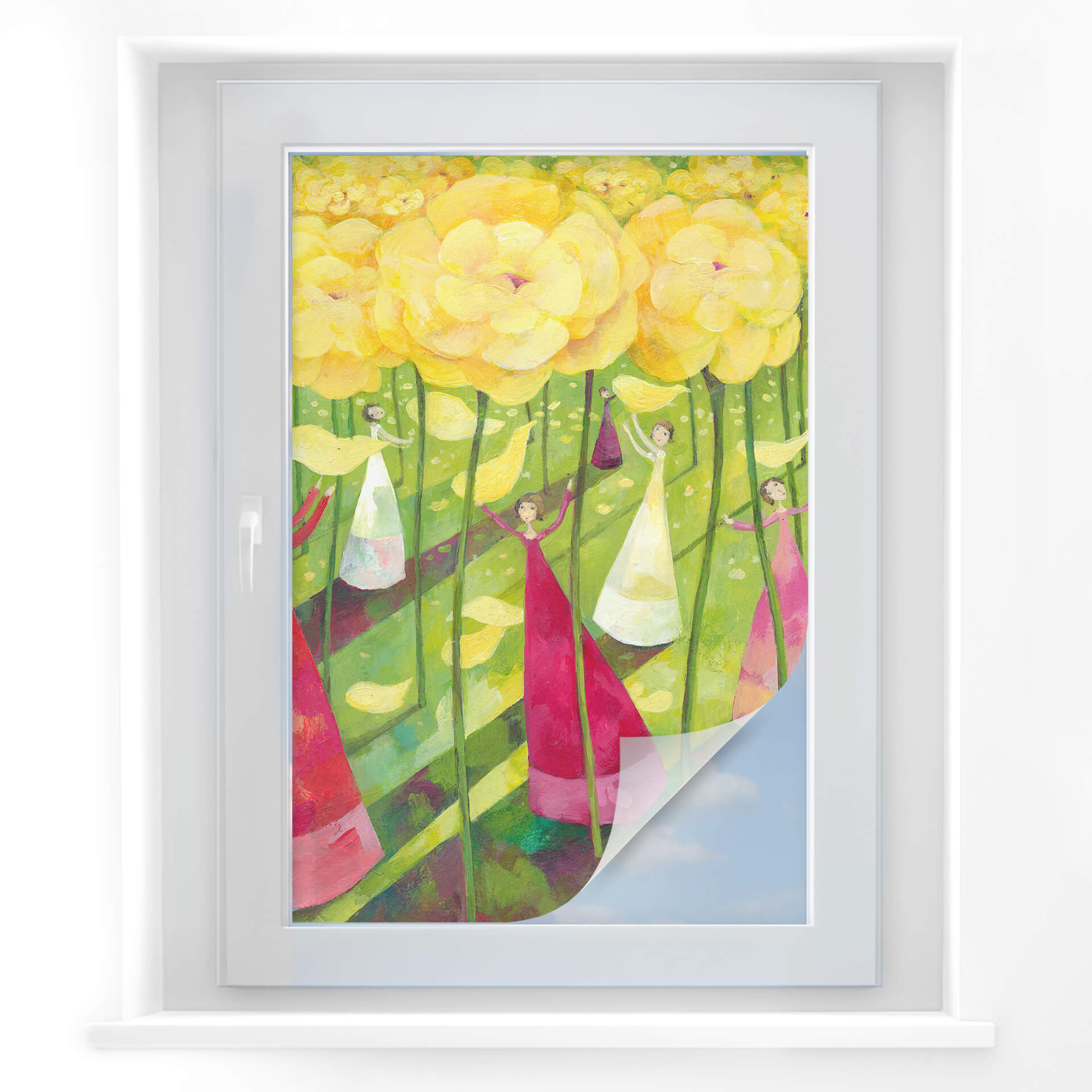 Raamfolie Blanz – Flowers