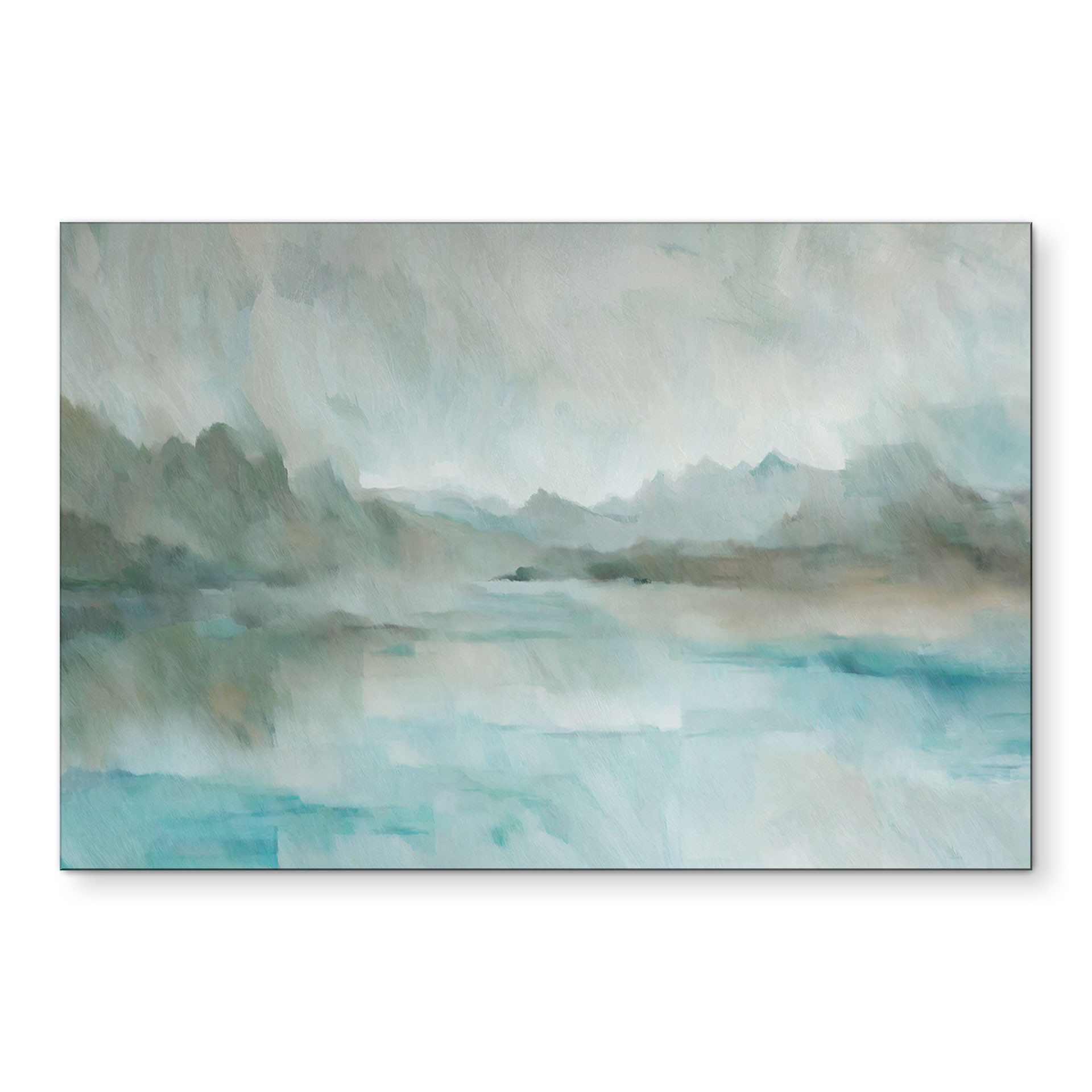 Tableau Velvet Horizon - Lac Abstrait - Sir Edward x Grigory Gladarev - Alu-Dibond