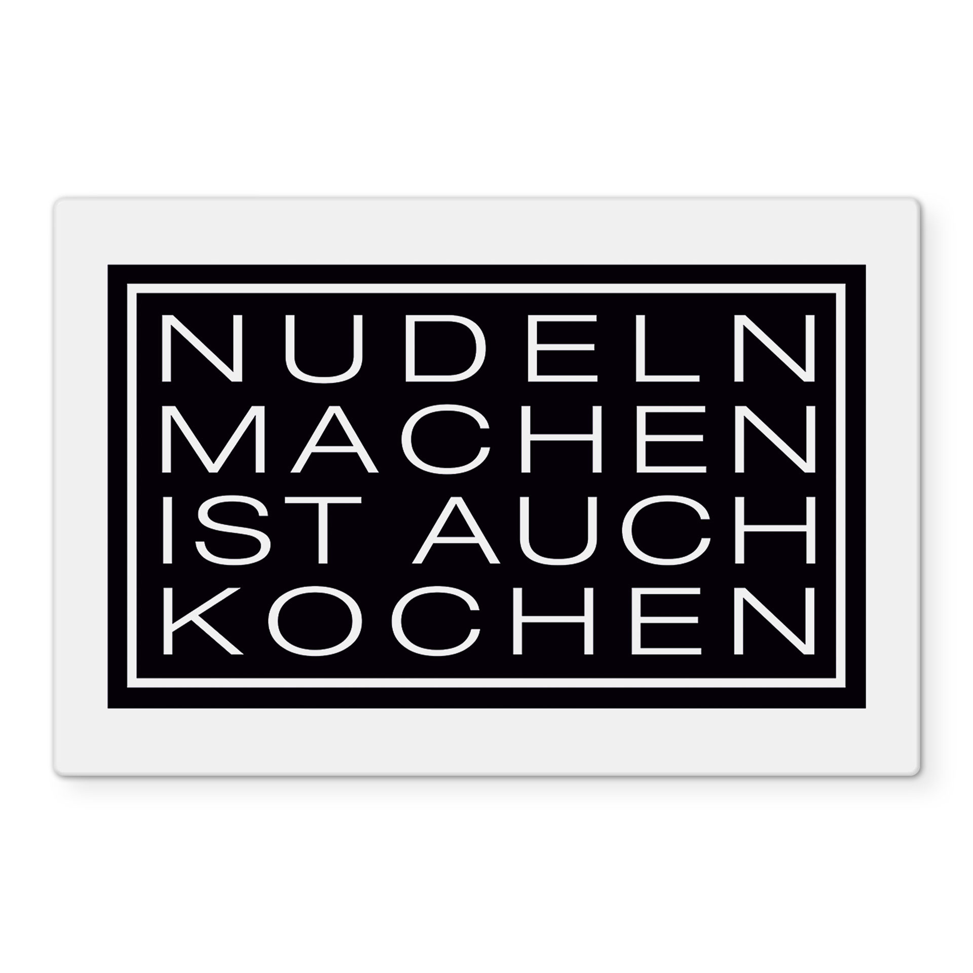 Stænkplade - Nudeln machen ist auch kochen